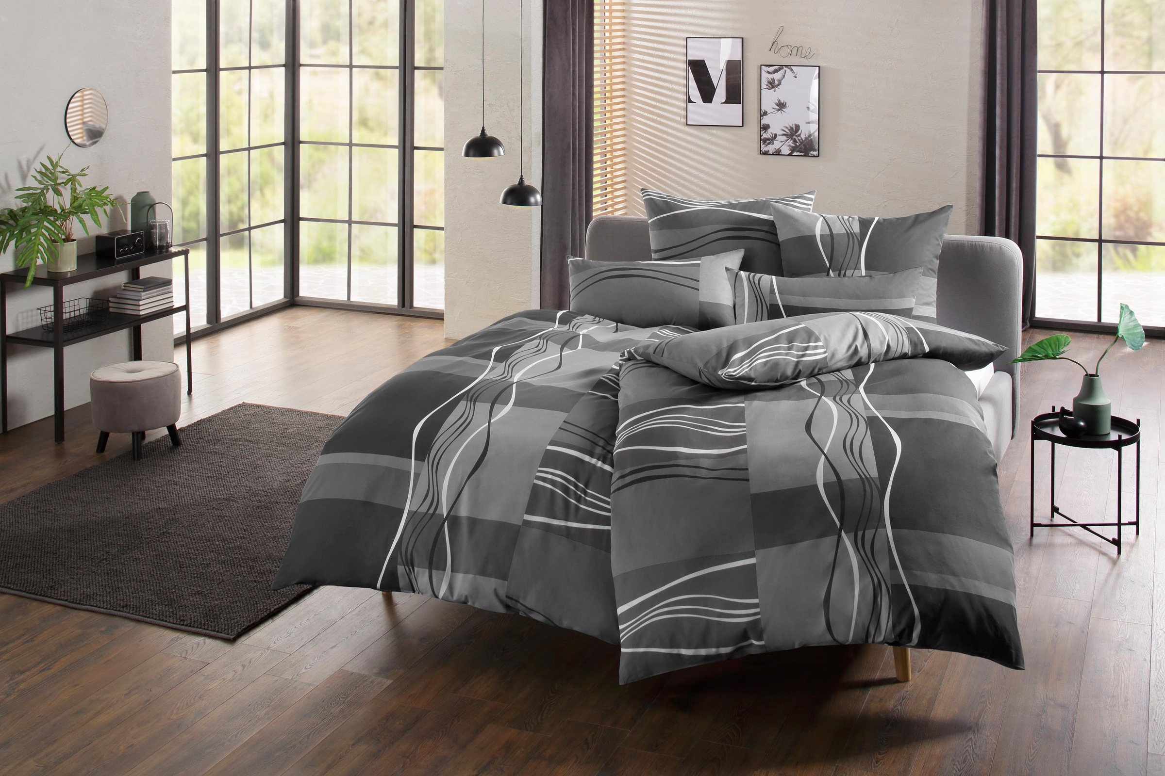 OTTO home Bettwäsche "Kelian" 2 in verschiedenen Qualitäten, gemusterte Bet günstig online kaufen