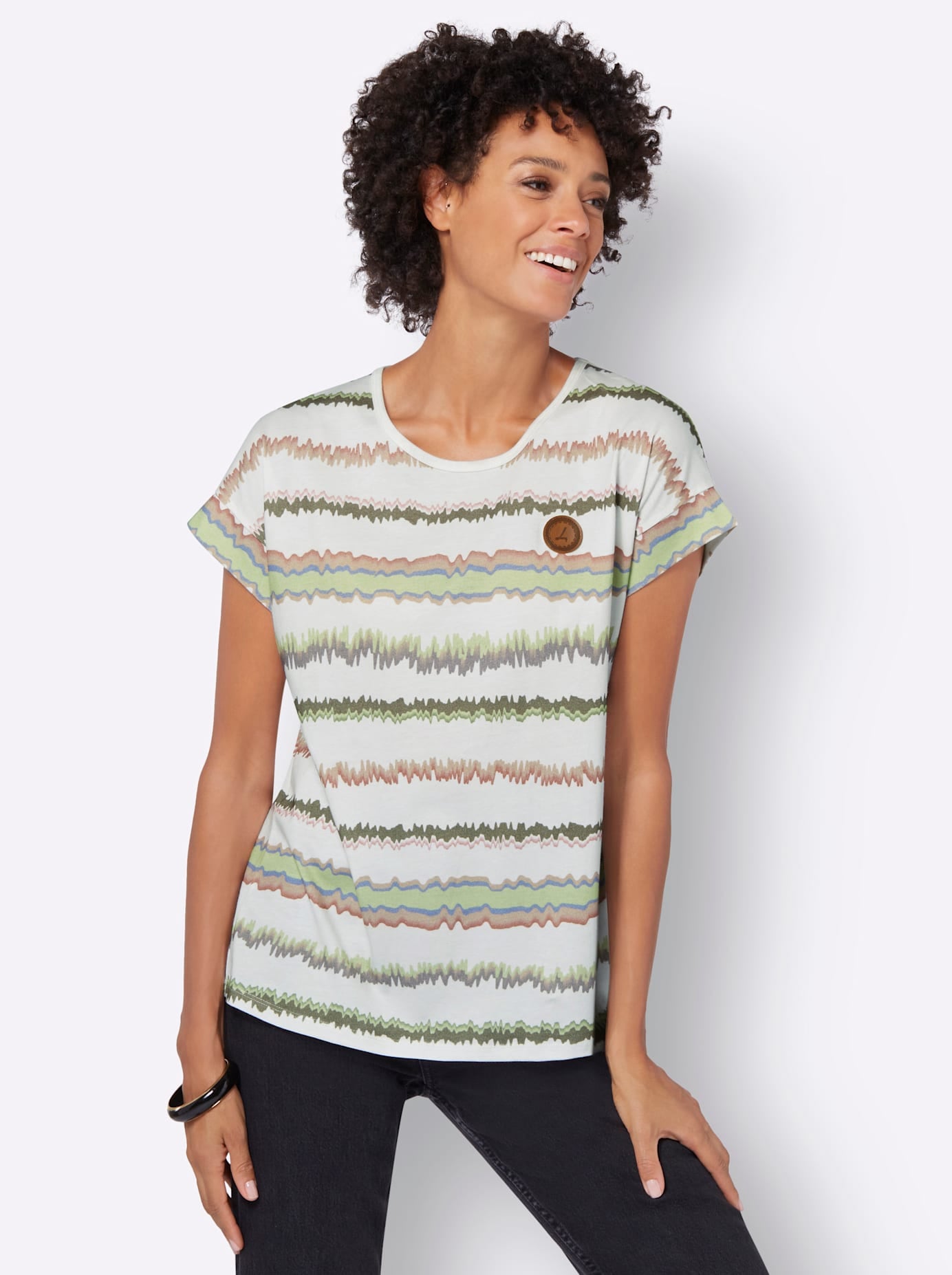 Casual Looks Kurzarmshirt »Shirt«, (1 tlg.)