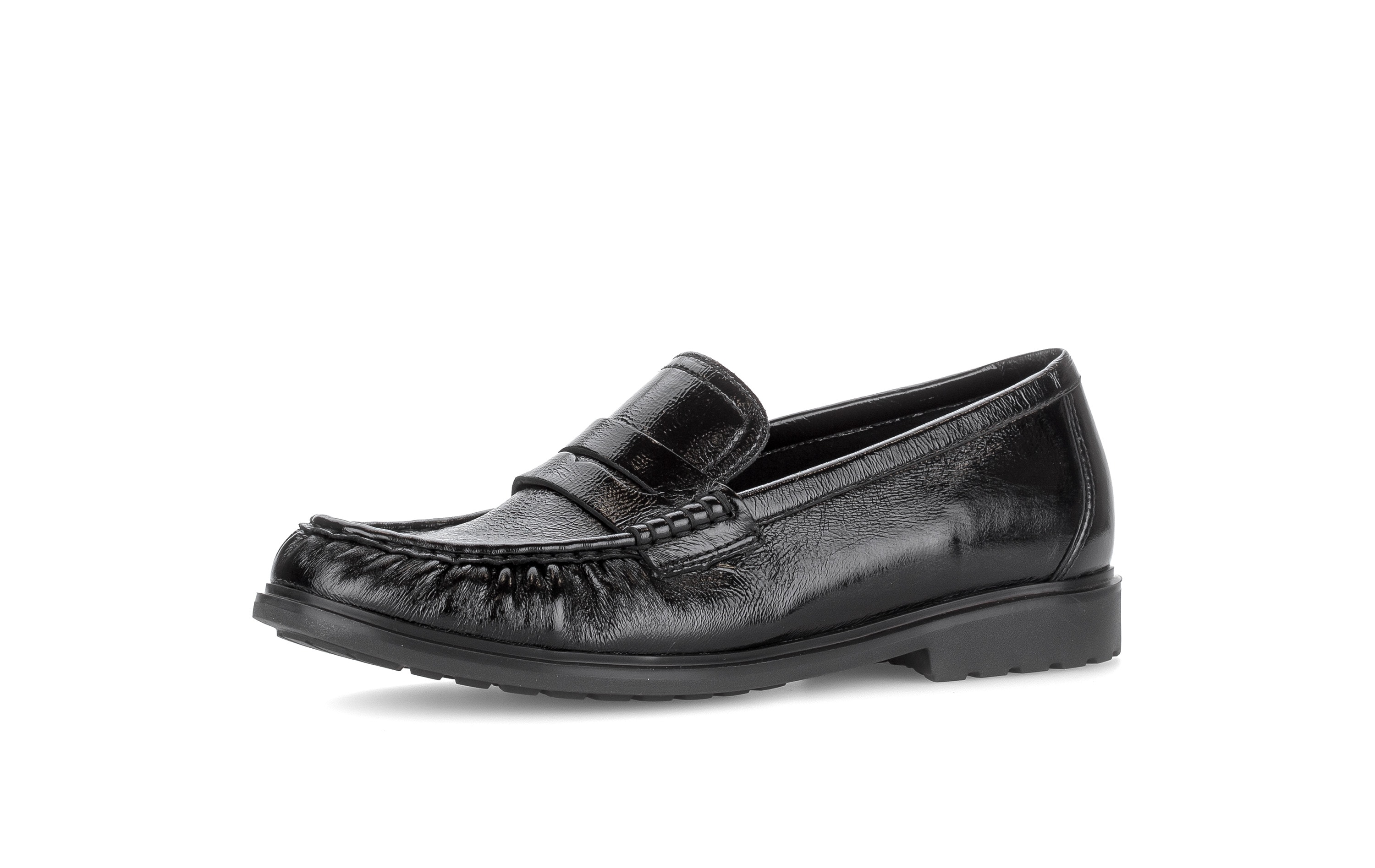 Gabor Slipper Blockabsatz, Businessschuh mit klassischem Zierriegel, G-Weite