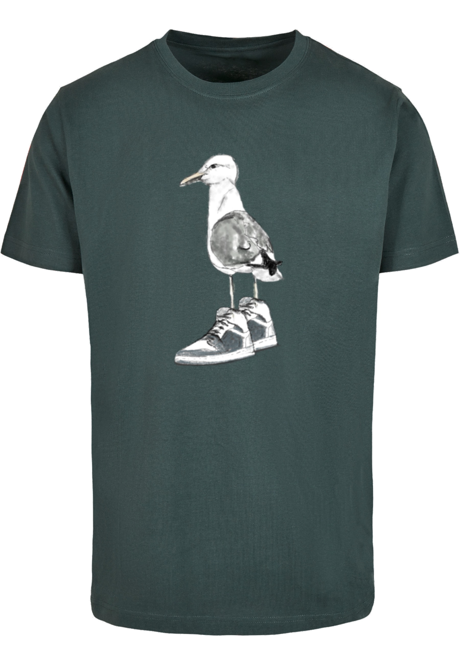 MisterTee T-Shirt "MisterTee Herren Seagull Sneakers Tee" 1 Stk.
