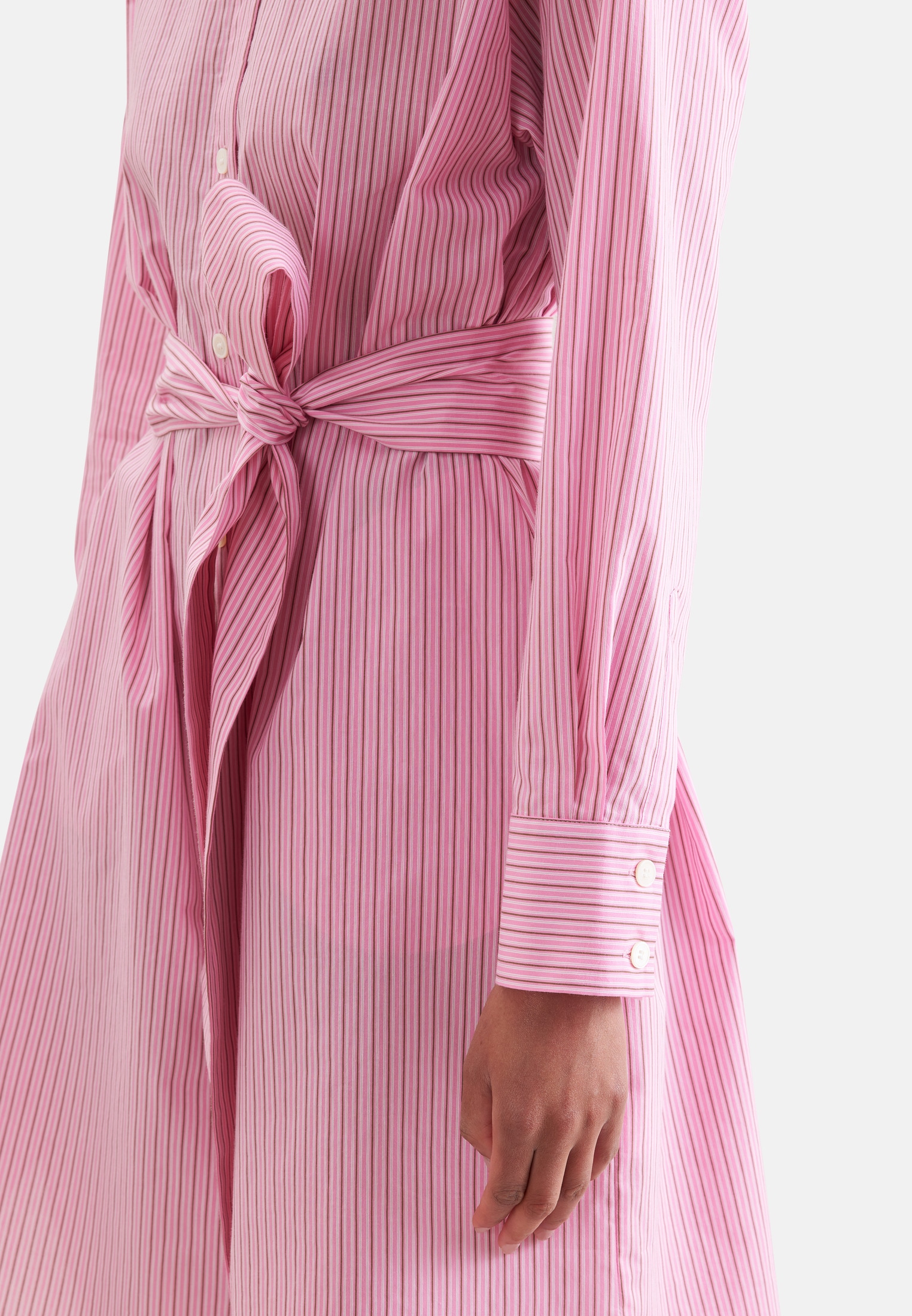 seidensticker Sommerkleid 1/1 Kragen Gestreift