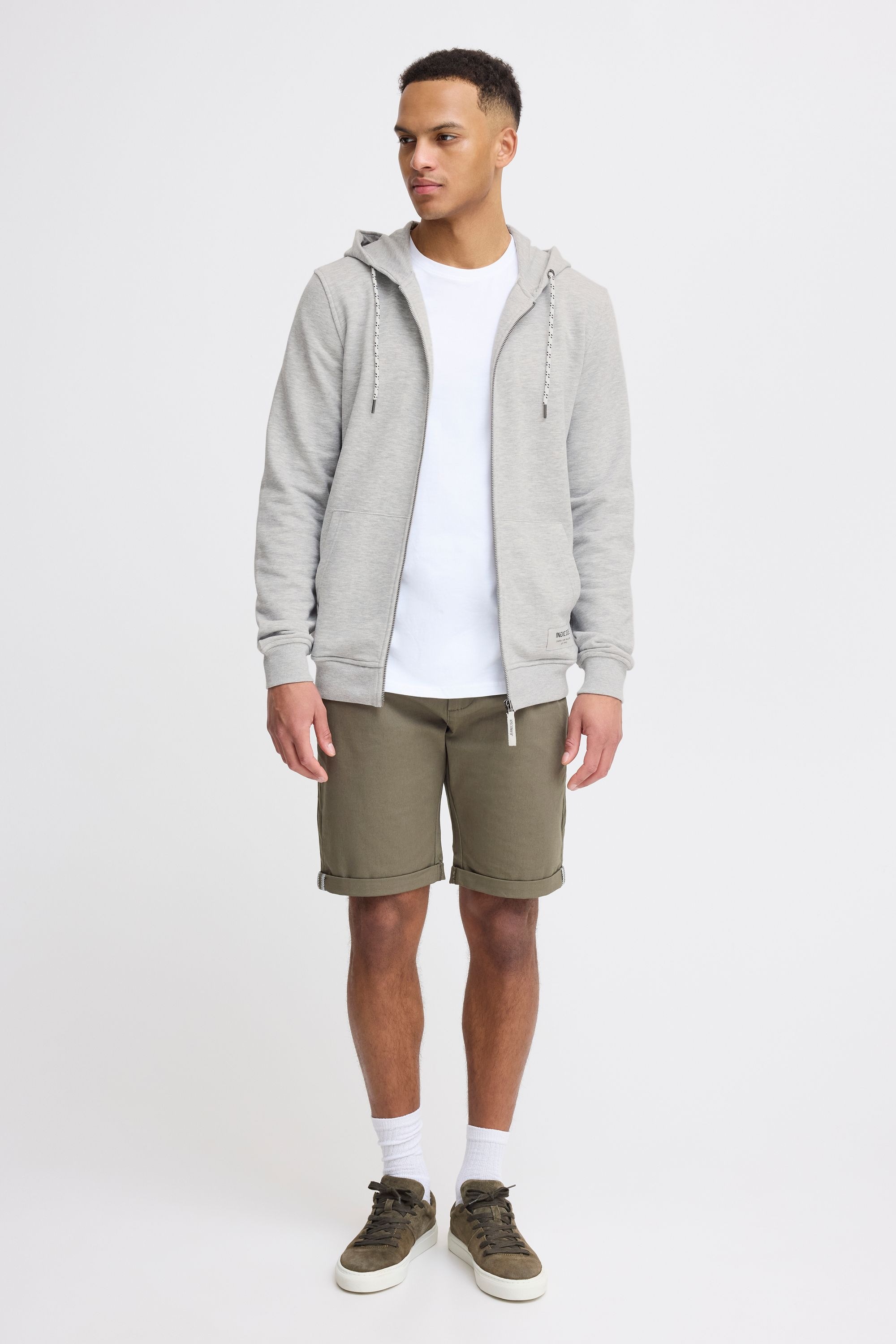 Indicode Kapuzensweatjacke "Kapuzenfleecejacke IDPlayno" günstig online kaufen