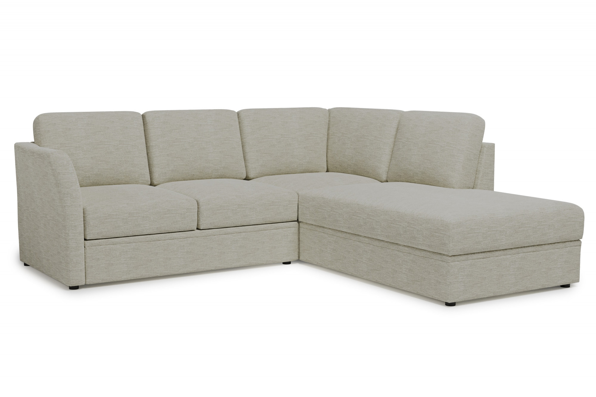 Home affaire Ecksofa »Lavars, L-Form, Schlafsofa«, mit Bettfunktion und Stauraum, in zwei verschiedenen Bezugsqualitäten