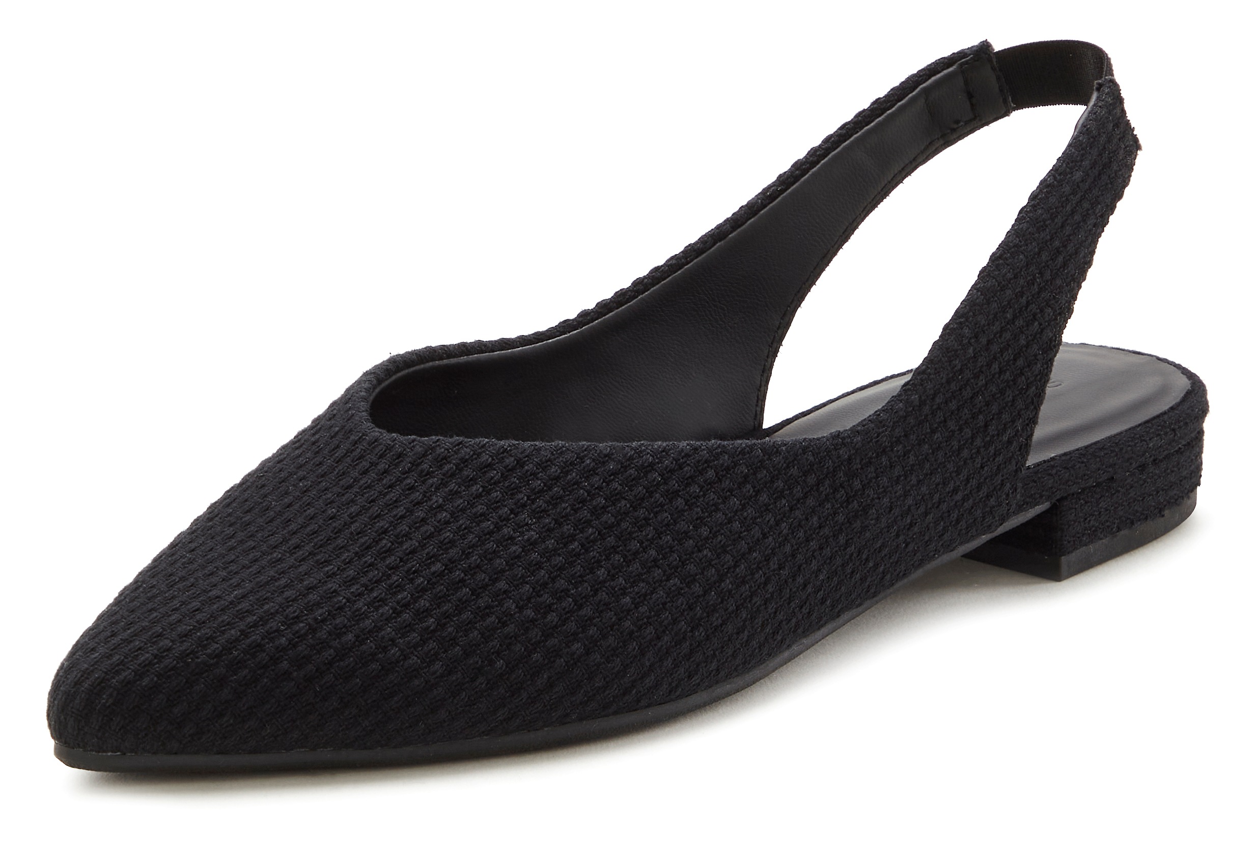 Thumbnail - LASCANA Ballerina, Sling-Ballerina mit elastischem Riemchen aus Textil VEGAN