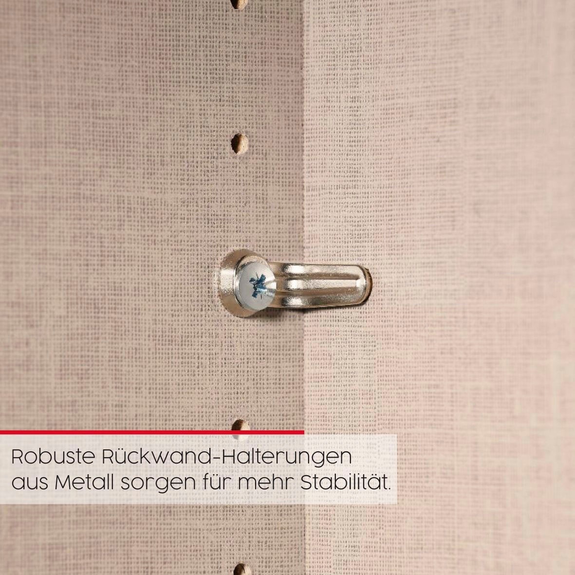 rauch Schwebetürenschrank »Kleiderschrank Schrank Garderobe Schlafzimmerschrank SCALE-DUO«, edle zweigeteilte Türen und 3 Zierleisten MADE IN GERMANY