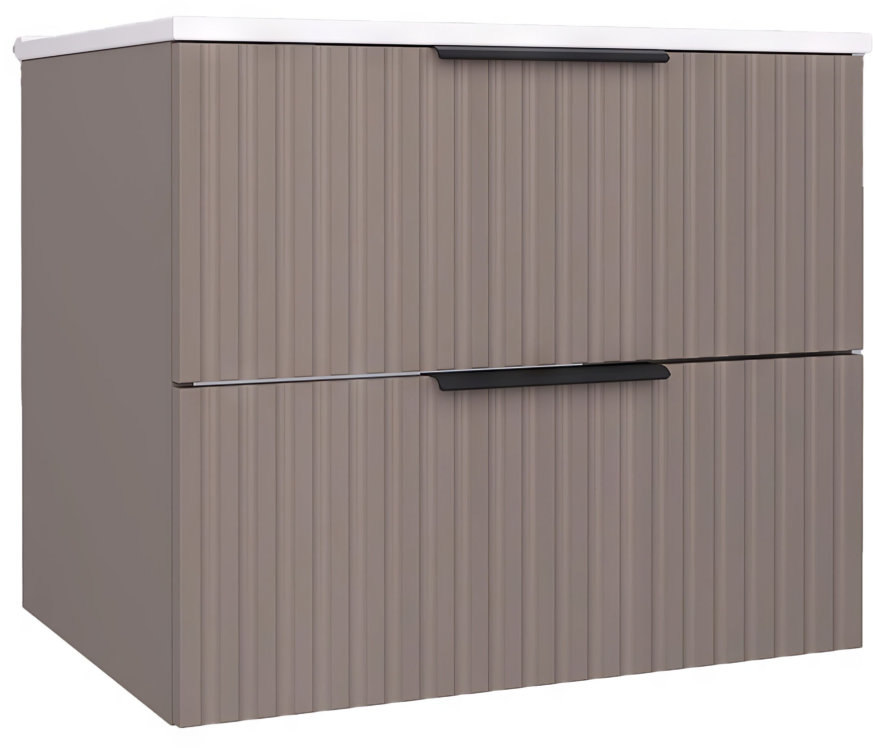 welltime Waschtisch "TIBU mit Waschbecken. 2 Schubladen. 2 Breiten (60/80cm günstig online kaufen