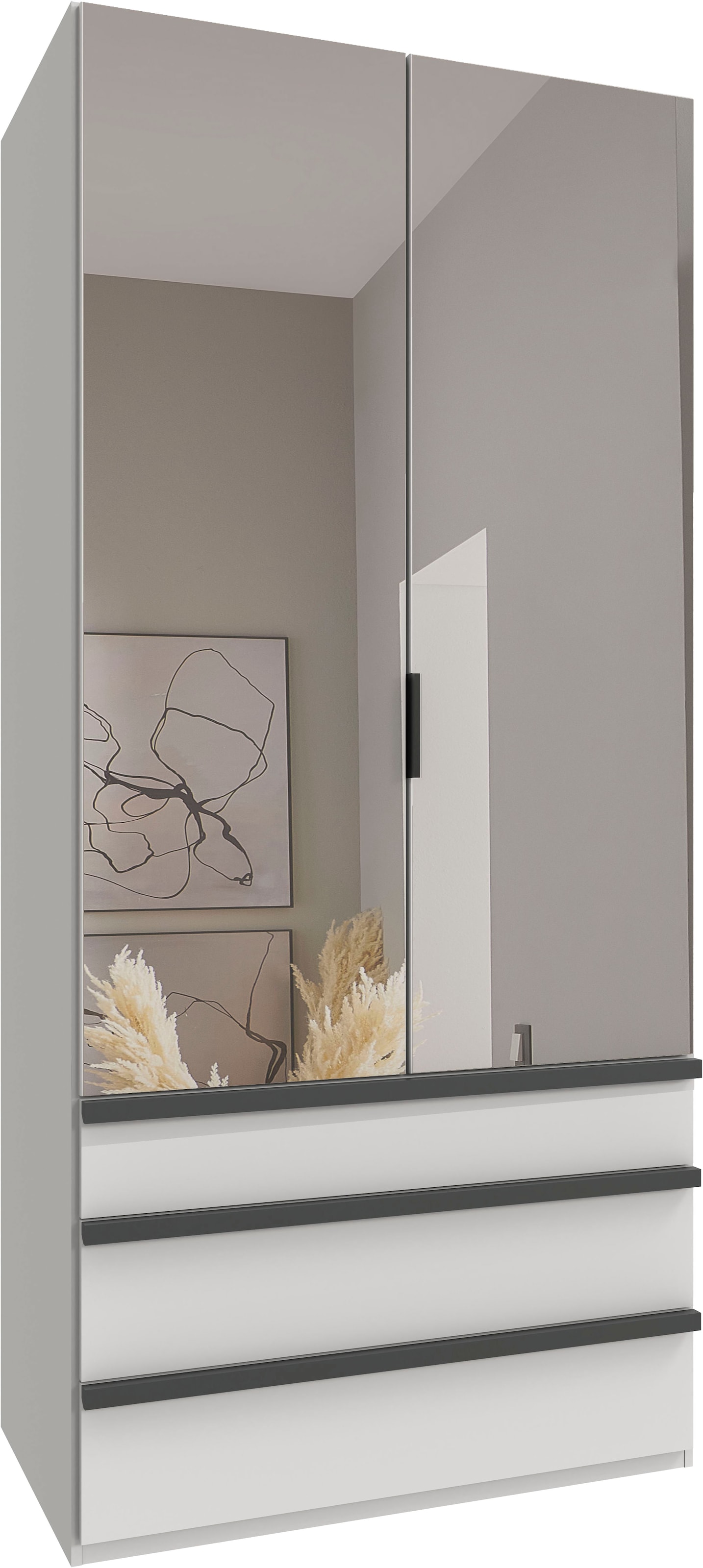 Wimex Falttürenschrank "Oxford by fresh to go, in der Breite 100cm, in 2 Hö günstig online kaufen