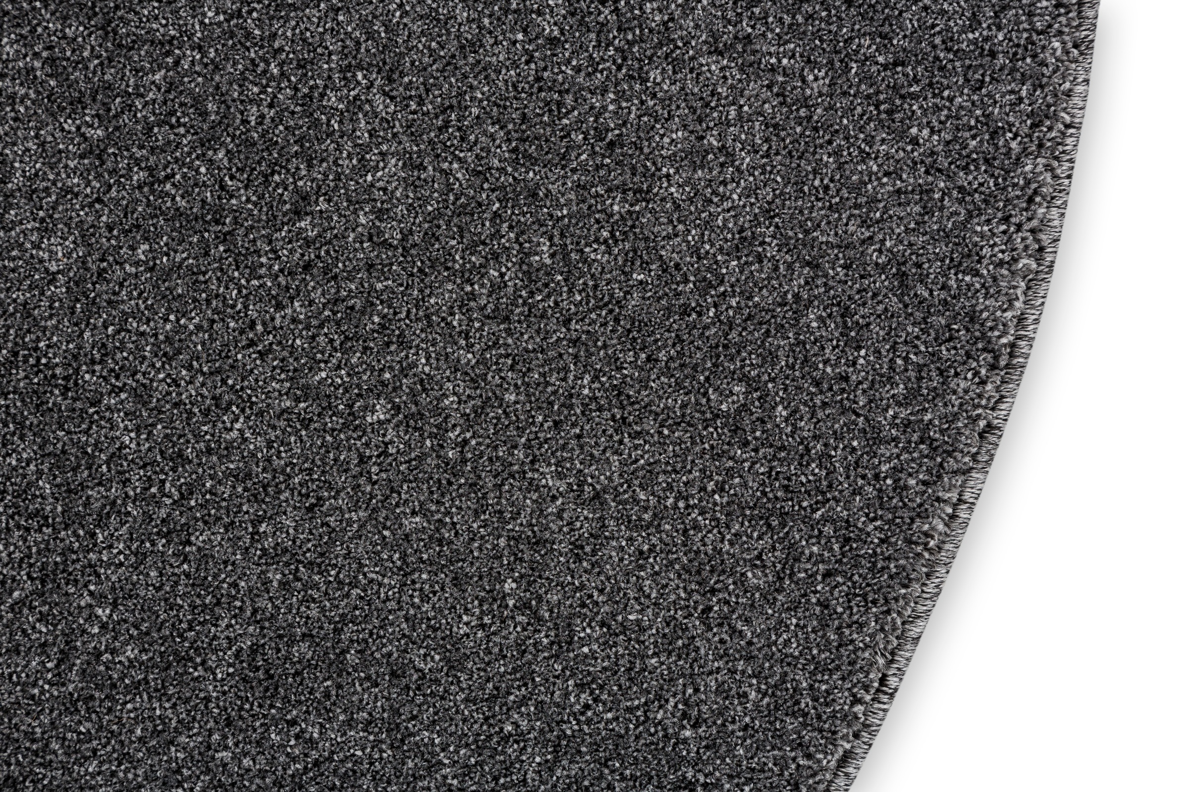 SCHÖNER WOHNEN-Kollektion Teppich »Pure 190« rund 21 mm Höhe Wohnzimmer, Schlafzimmer, uni, leichter Glanz, robuster Kurzflor
