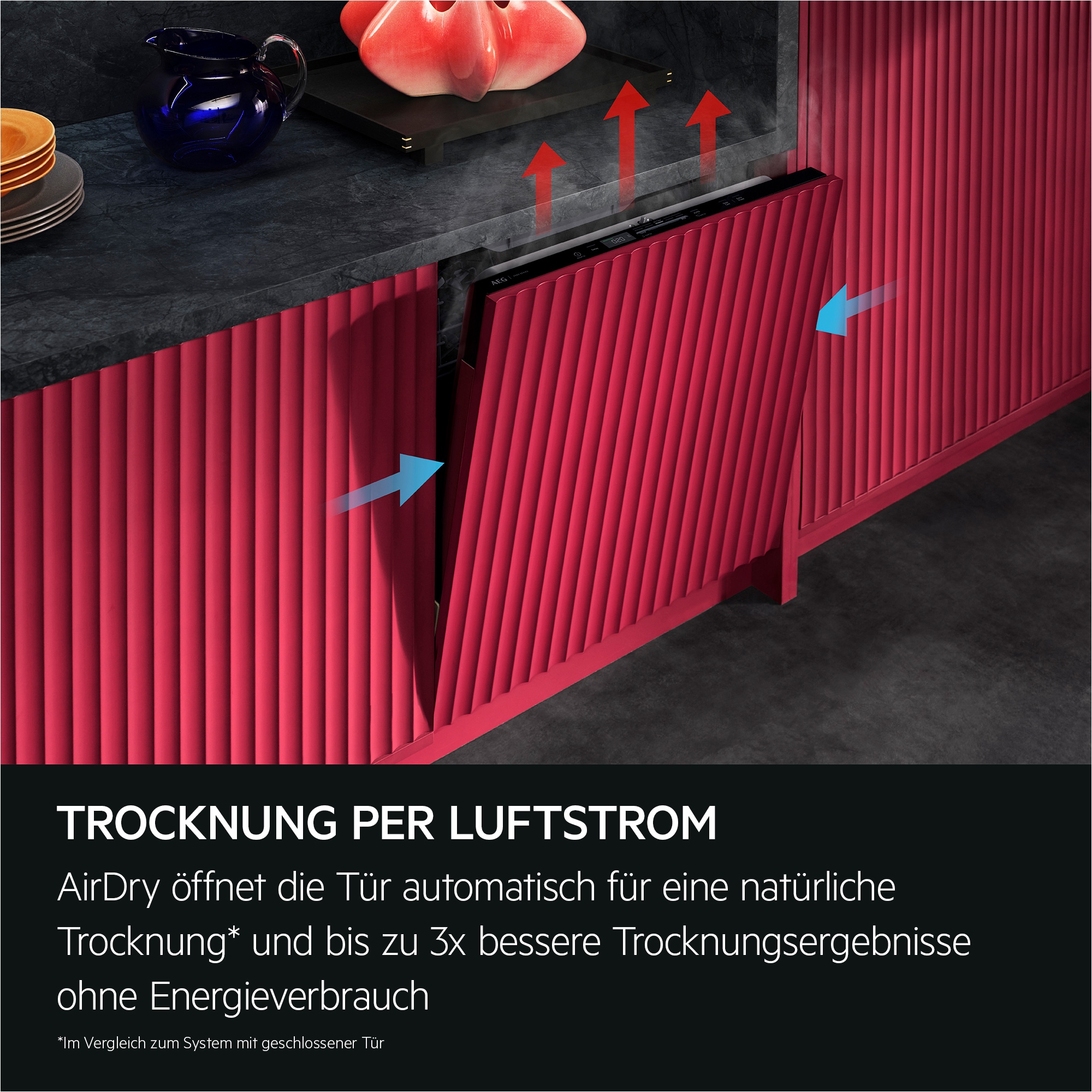 AEG vollintegrierbarer Geschirrspüler 6000 »GI620B2SC« Spülmaschine – starke Sprühabdeckung, viel Platz & sauber