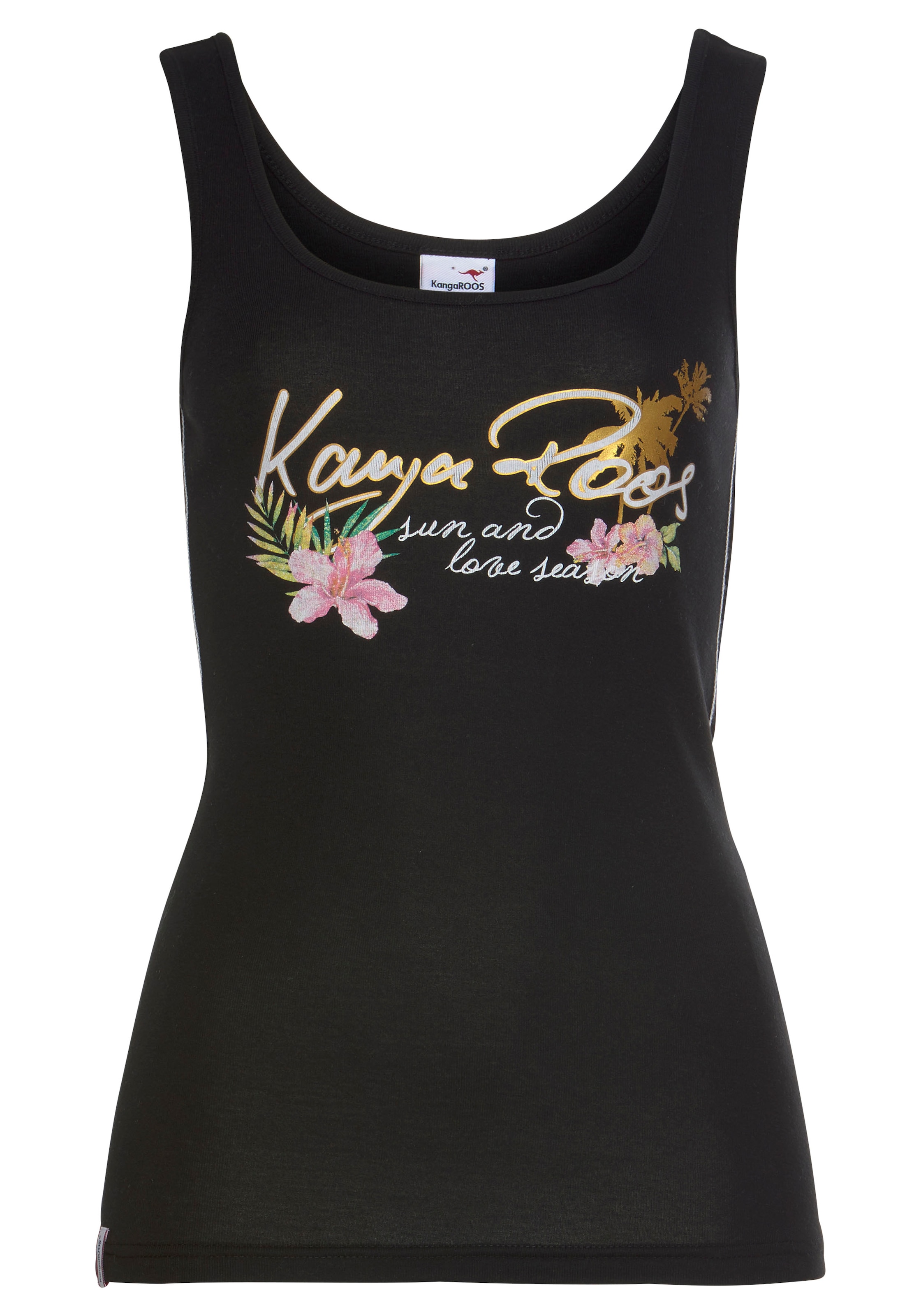 KangaROOS Tanktop, mit femininem Frontdruck