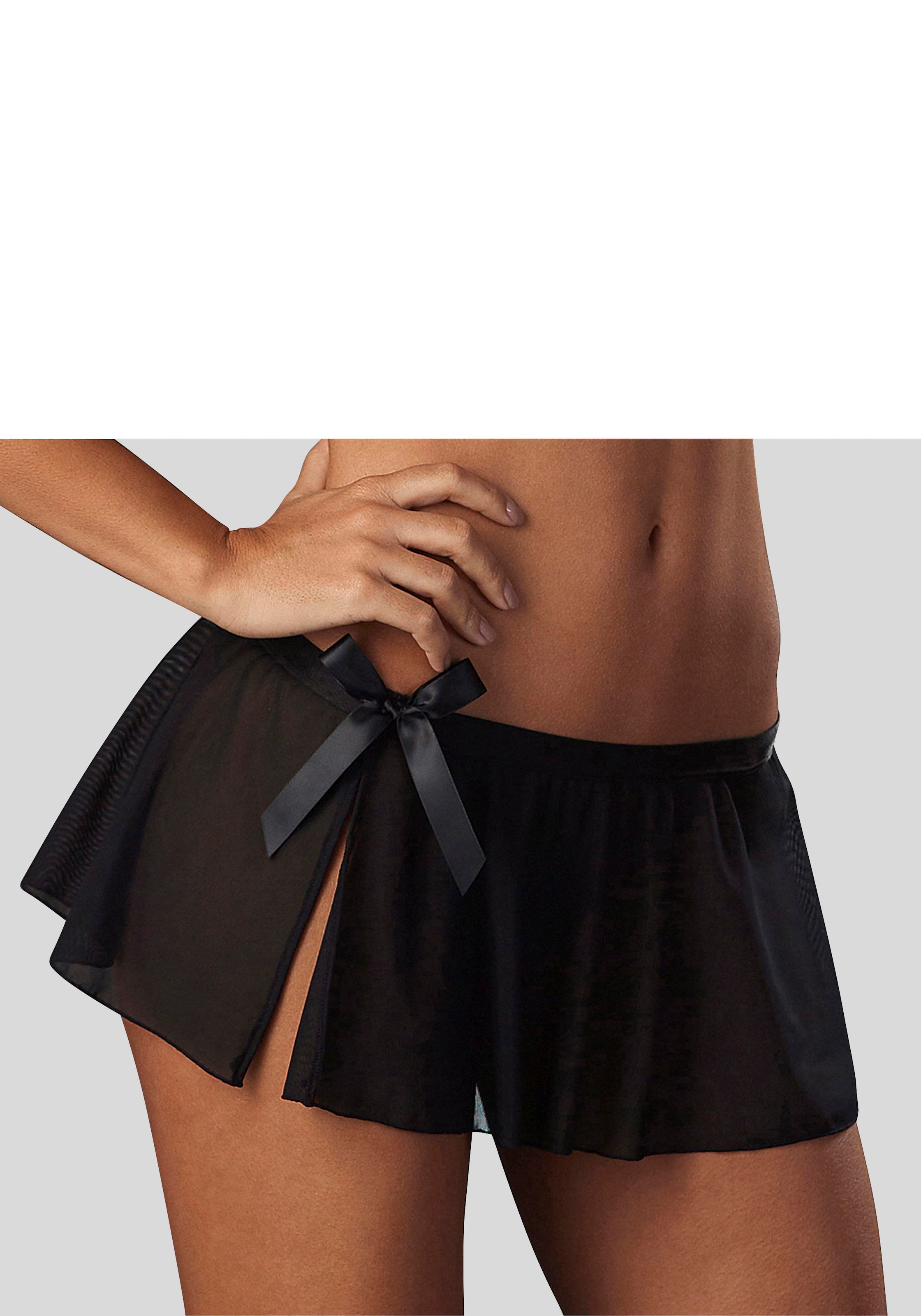 petite fleur gold by Lascana Stringrock ", Ouvert, transparente Unterwäsche, String", sexy Unterwäsche, sexy Dessous, Reizwäsche Damen
