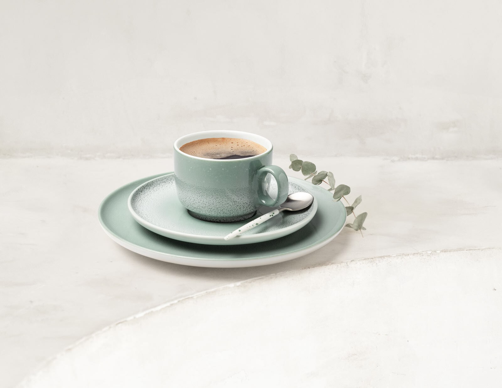 Seltmann Weiden Espressotasse »Espressotassen mit Henkel Sento Home 80 ml 6er Set«