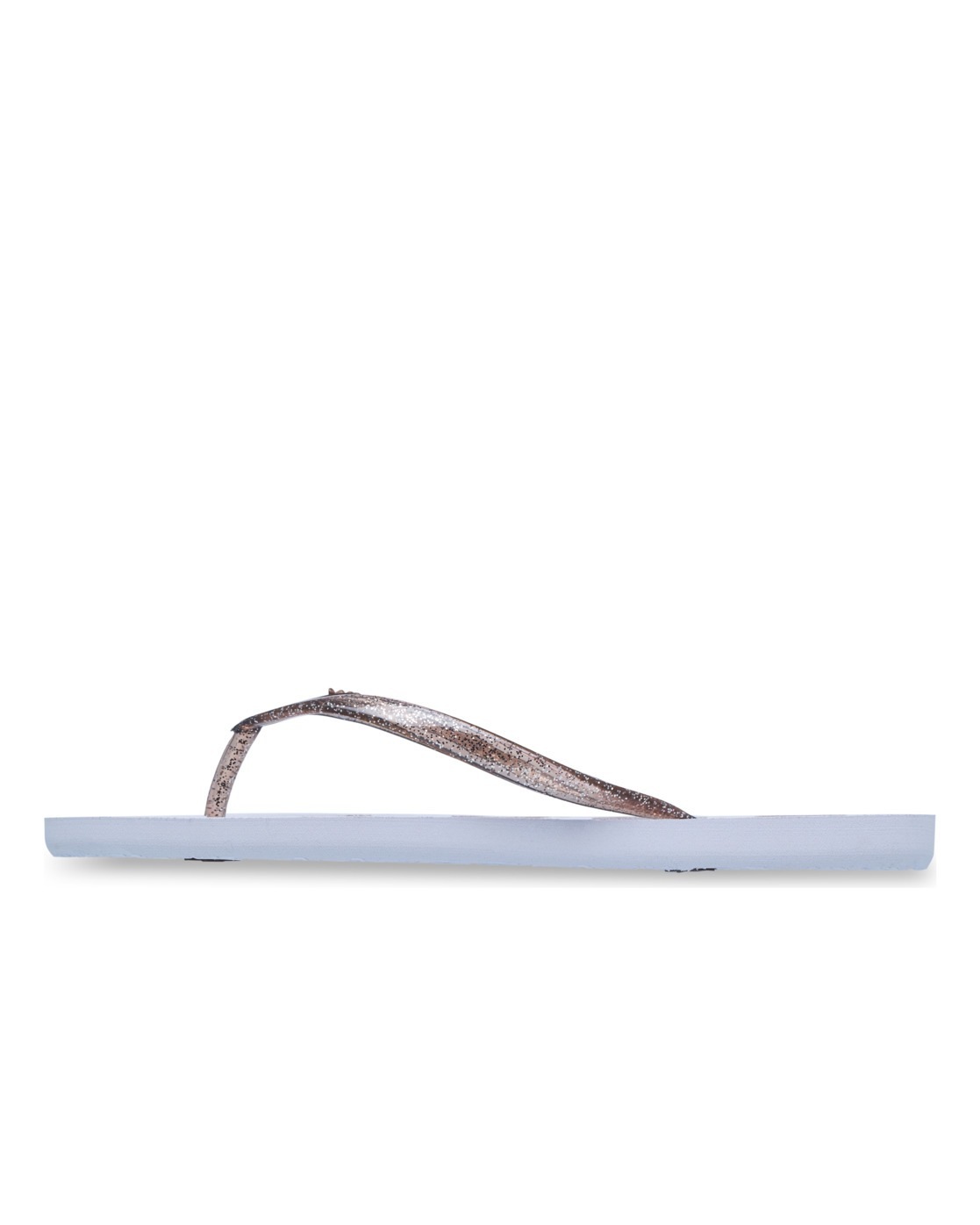 Sandale ROXY "Viva Sparkle", Damen, Gr. 7(37), coconut milk, Obermaterial:Obermaterial: 98% Synthetikmaterial, 2% Metall / Futter: 100% Synthetikmaterial / Außensohle: 100% Moosgummi;, Schuhe Sandale 2