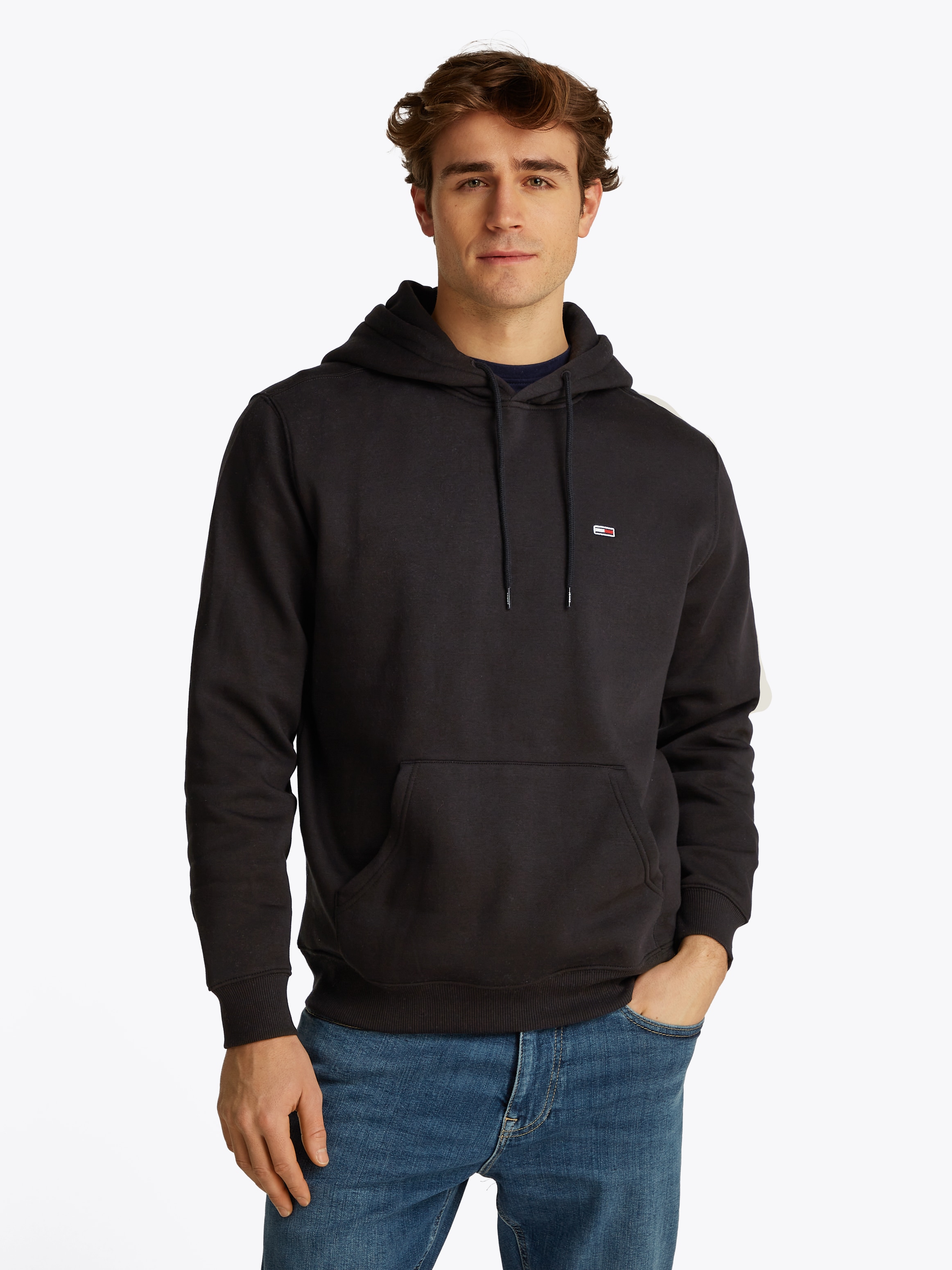 Tommy Jeans "TJM REG S FLAG HOODIE", mit bestickten Markenlogo auf Brusthöh günstig online kaufen