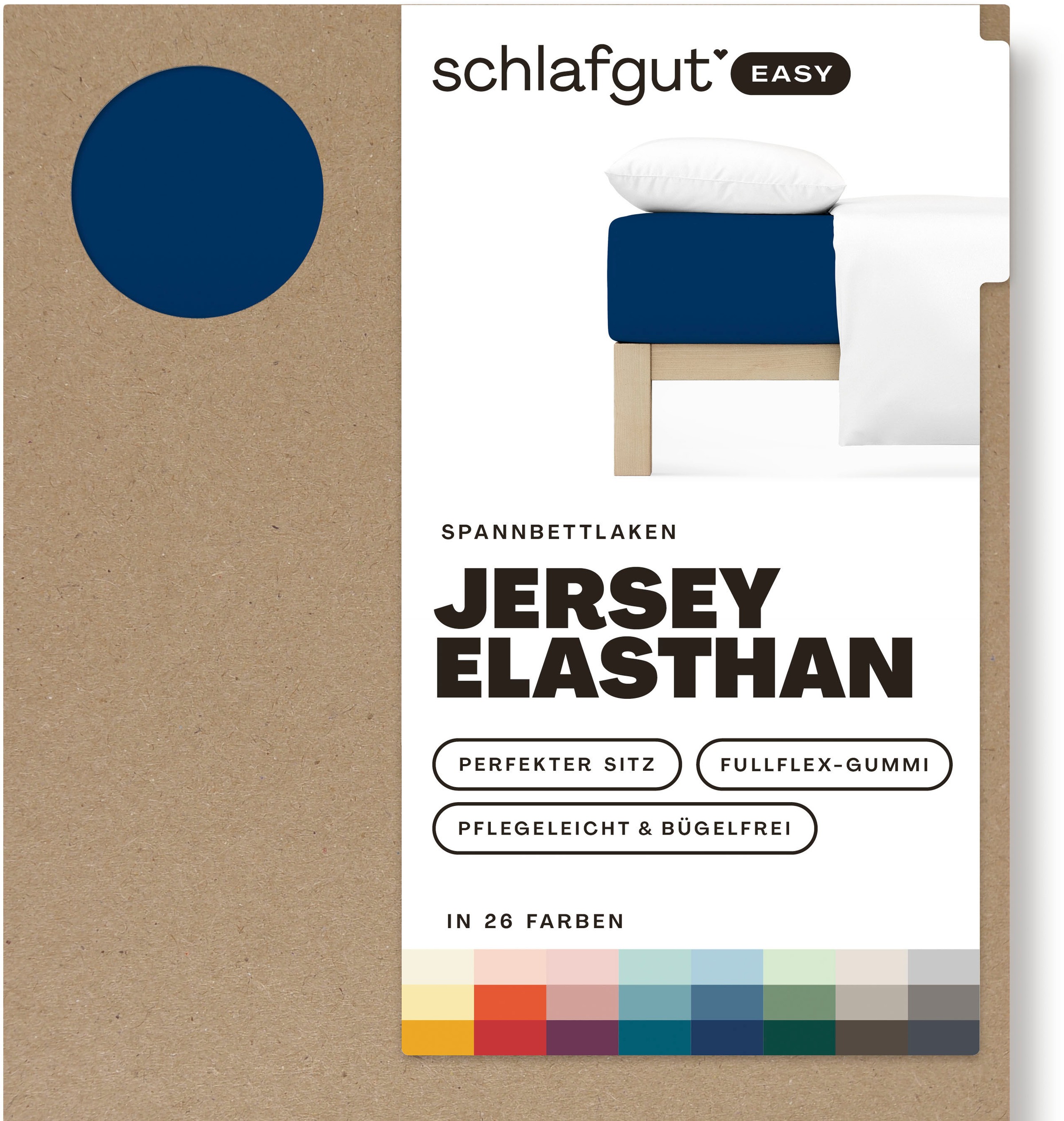 Schlafgut Spannbettlaken »EASY Jersey Elasthan«, MADE IN GREEN by OEKO-TEX®