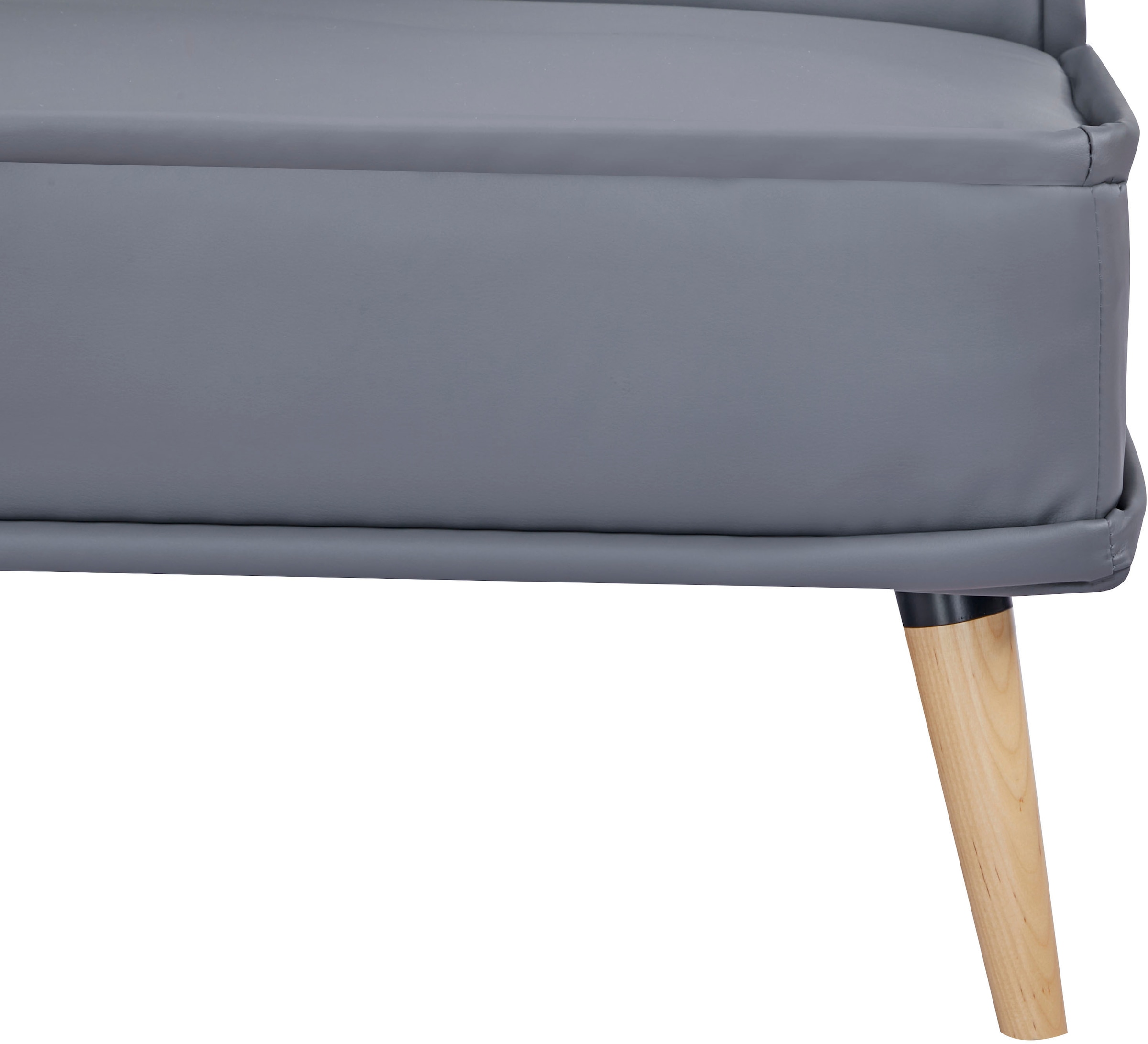 INOSIGN Schlafsofa »ARBON,183cm, klappbarer 3-Sitzer mit verstellbarer Rückenlehne und«, Bettfunktion, Webstoff und Kunstleder