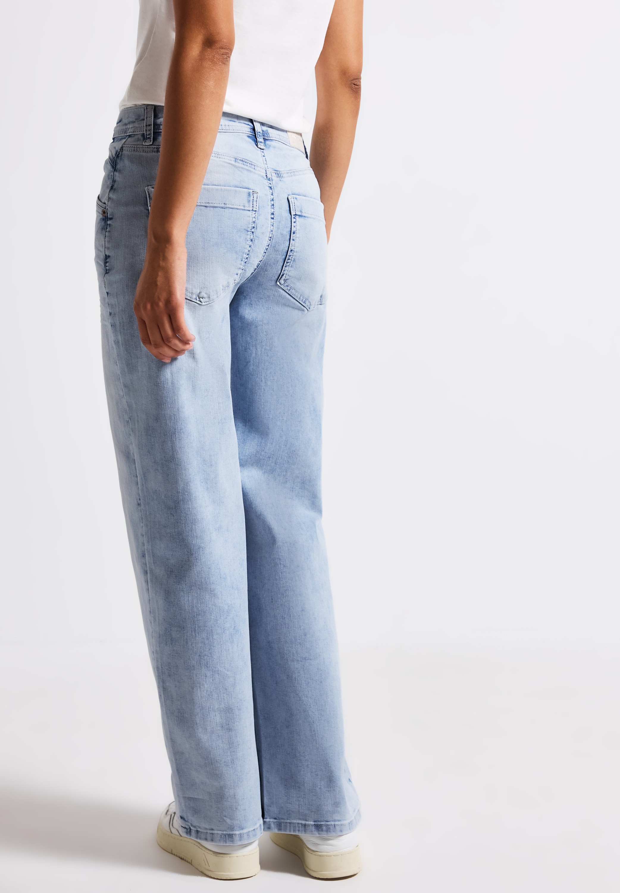 STREET ONE Loose-fit-Jeans, High Waist günstig online kaufen