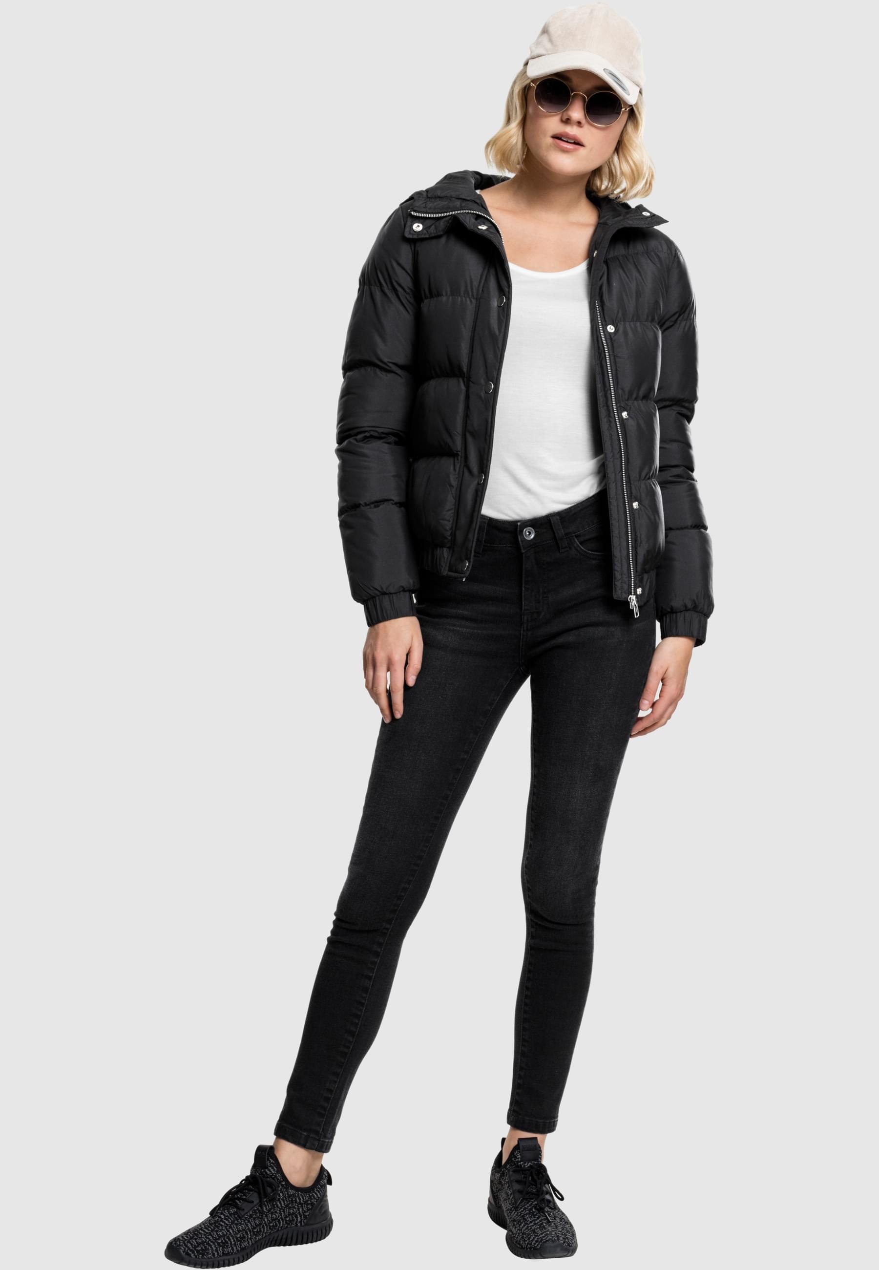 URBAN CLASSICS Winterjacke »Urban Classics Damen Ladies Hooded Puffer Jacket«, (1 St.), mit Kapuze