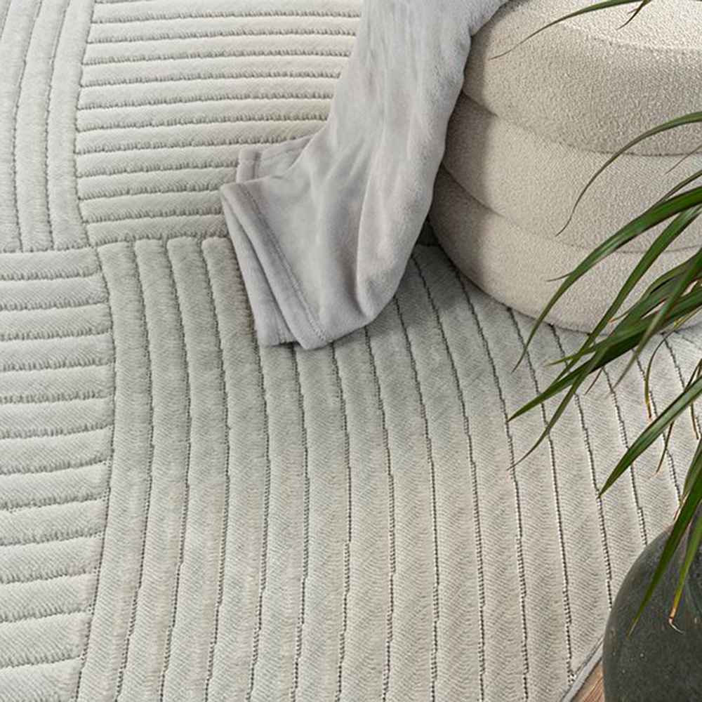 the carpet Teppich »Parma«, rechteckig, 10 mm Höhe, moderne Wohnzimmer Teppich Outdoor geeignet dichter Flor