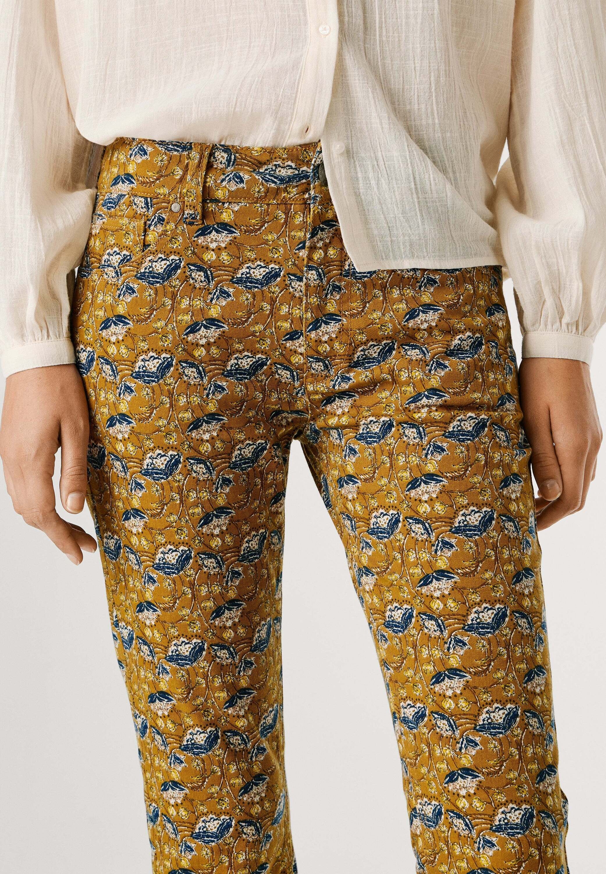 Pepe Jeans Funktionshose »trousers MID WAIST KICK FLARE FREDJA«