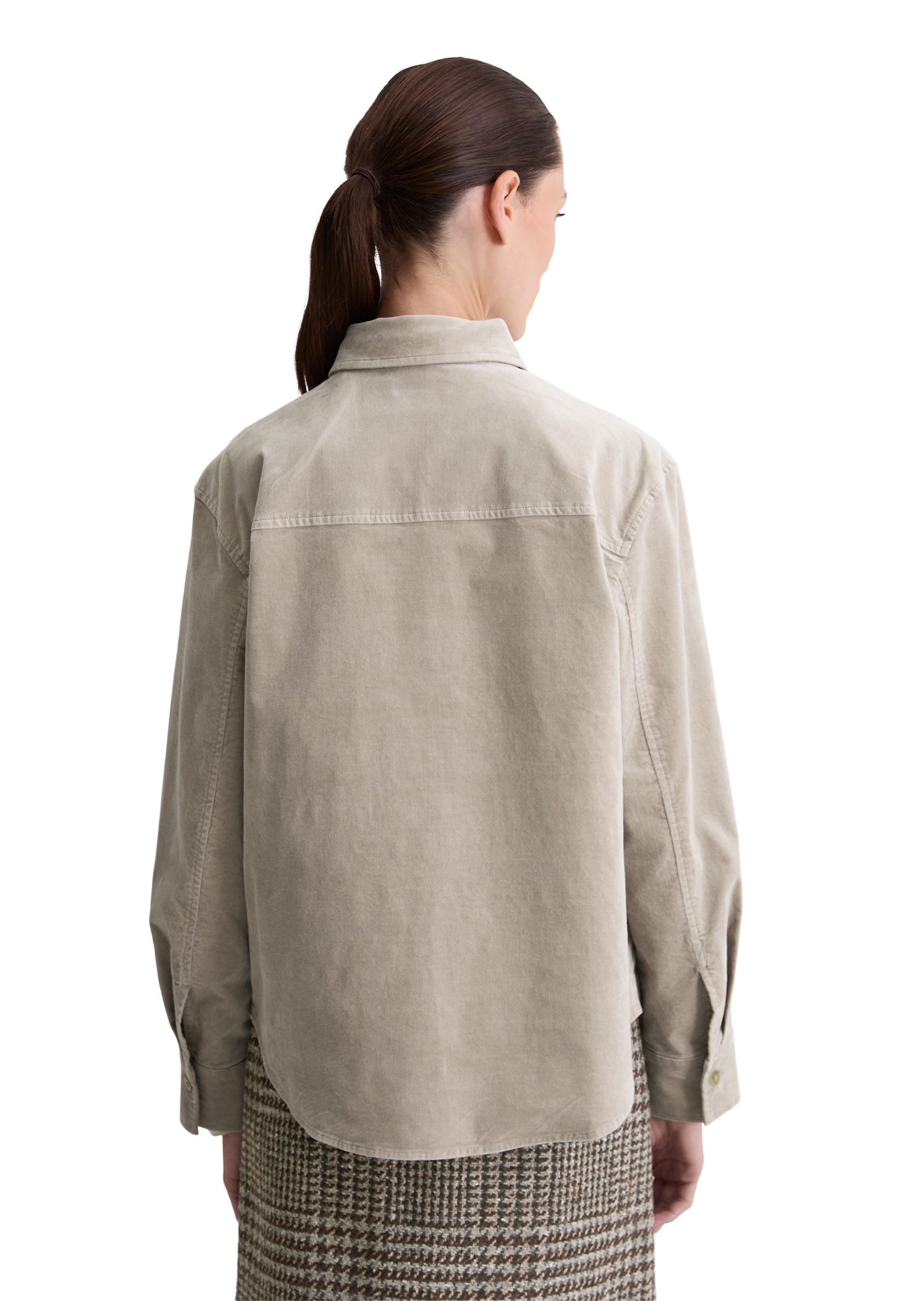Marc O'Polo Hemdjacke »aus Organic Cotton Stretch« ohne Kapuze