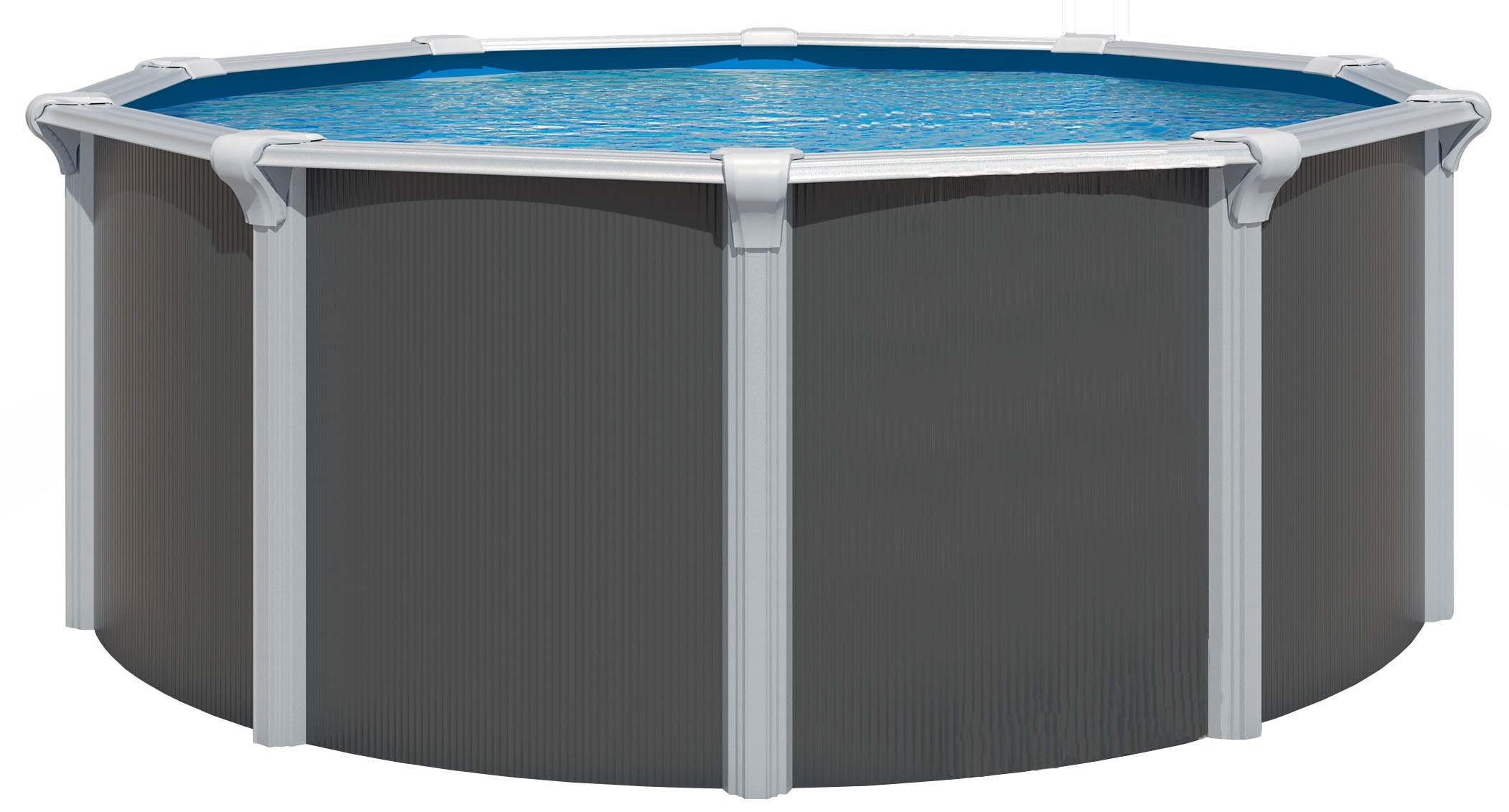 KWAD Rundpool "Green line Evolution" 5,5x1,32 Design Folie in blau, sand od günstig online kaufen