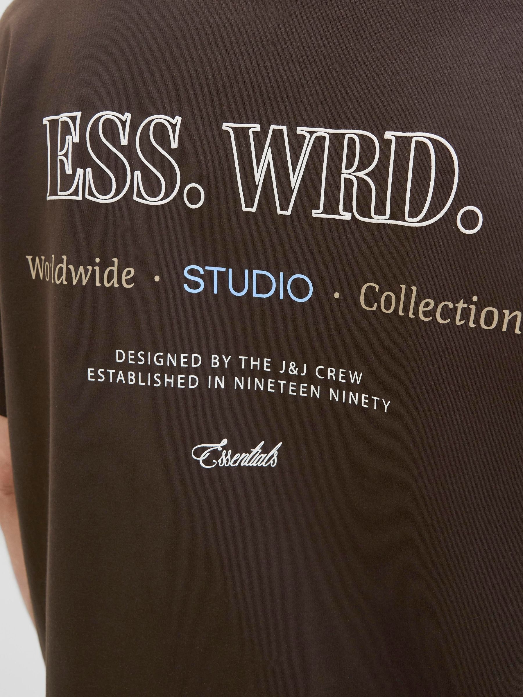 Jack & Jones PlusSize T-Shirt »JJEURBAN EDGE STUDIO TEE SS SN PLS«, mit Logobranding