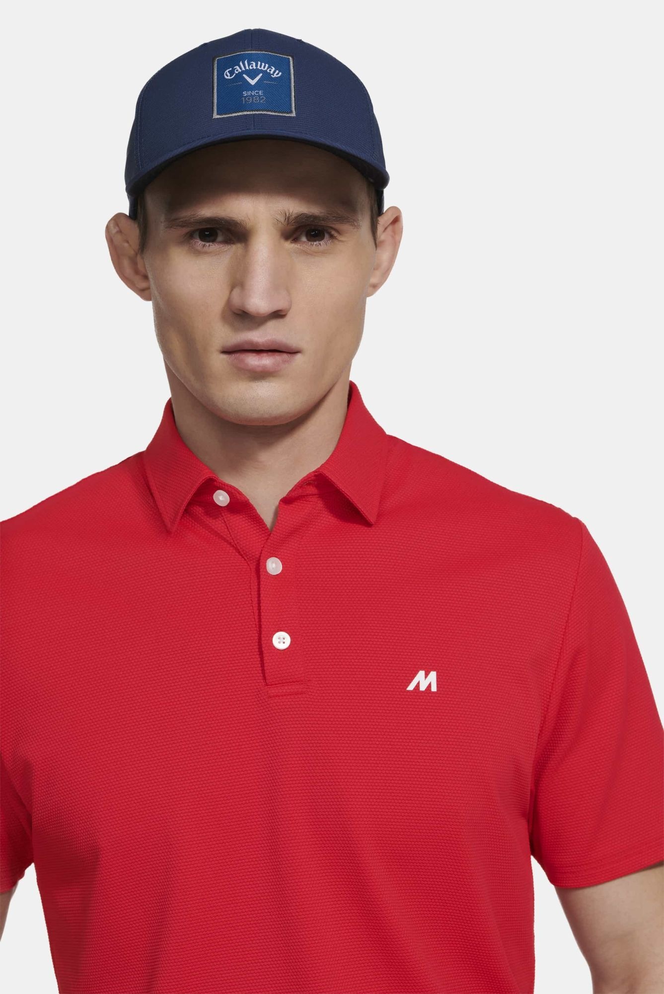 T-Shirt MEYER "Rory", Herren, Gr. XL, rot, 90% Polyamid, 10% Elasthan, unifarben, regular fit, V-Ausschnitt, gerader Abschluss, Shirts T-Shirt, High Performance, aus der Golf Serie 3