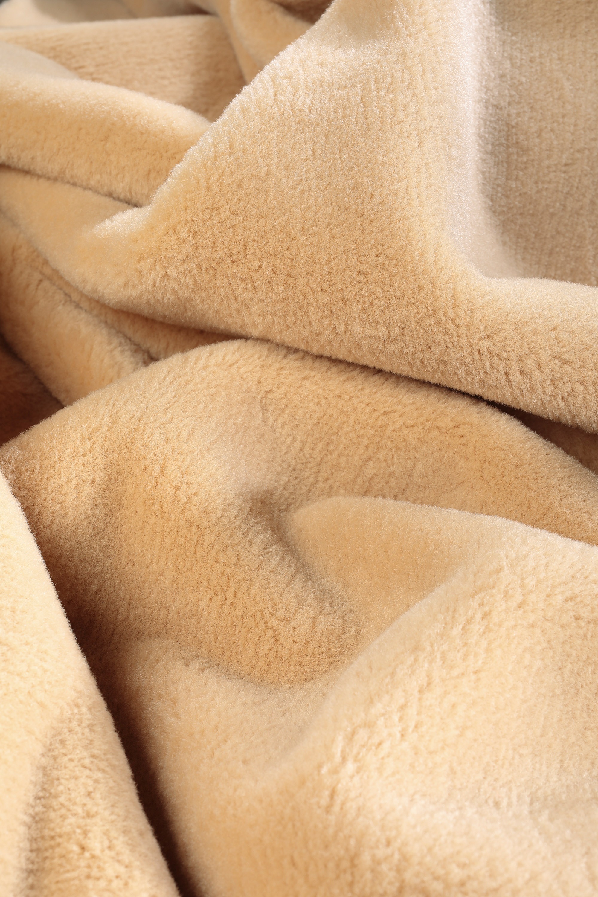 Biederlack Wohndecke »Wohndecke Wool Feel im Pelz-Look«, mit gektteltem Zierstich