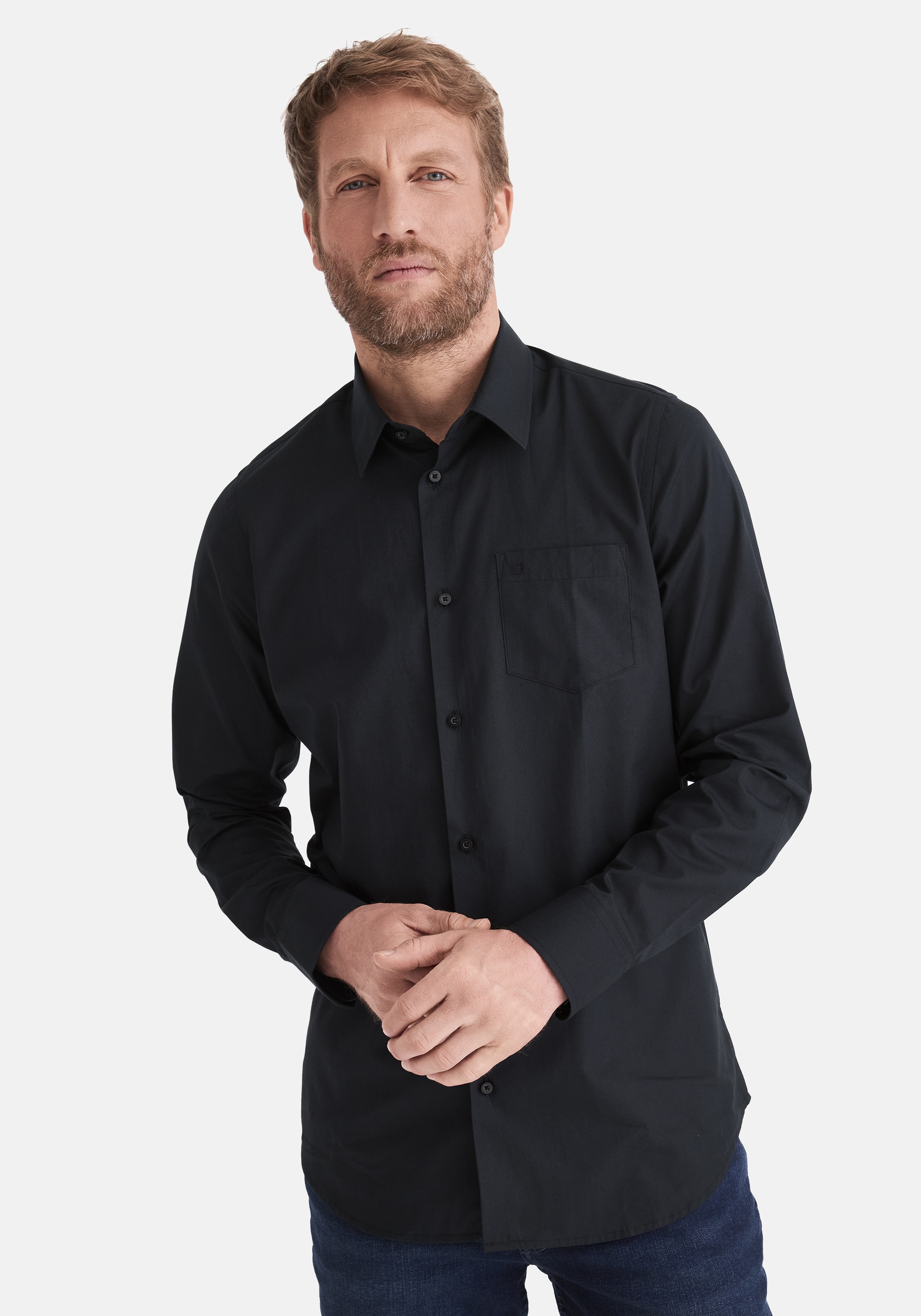 Stooker Men "HUGH Hemd Langarm Regular Fit" Langarm Hemd Regular Fit für Herren
