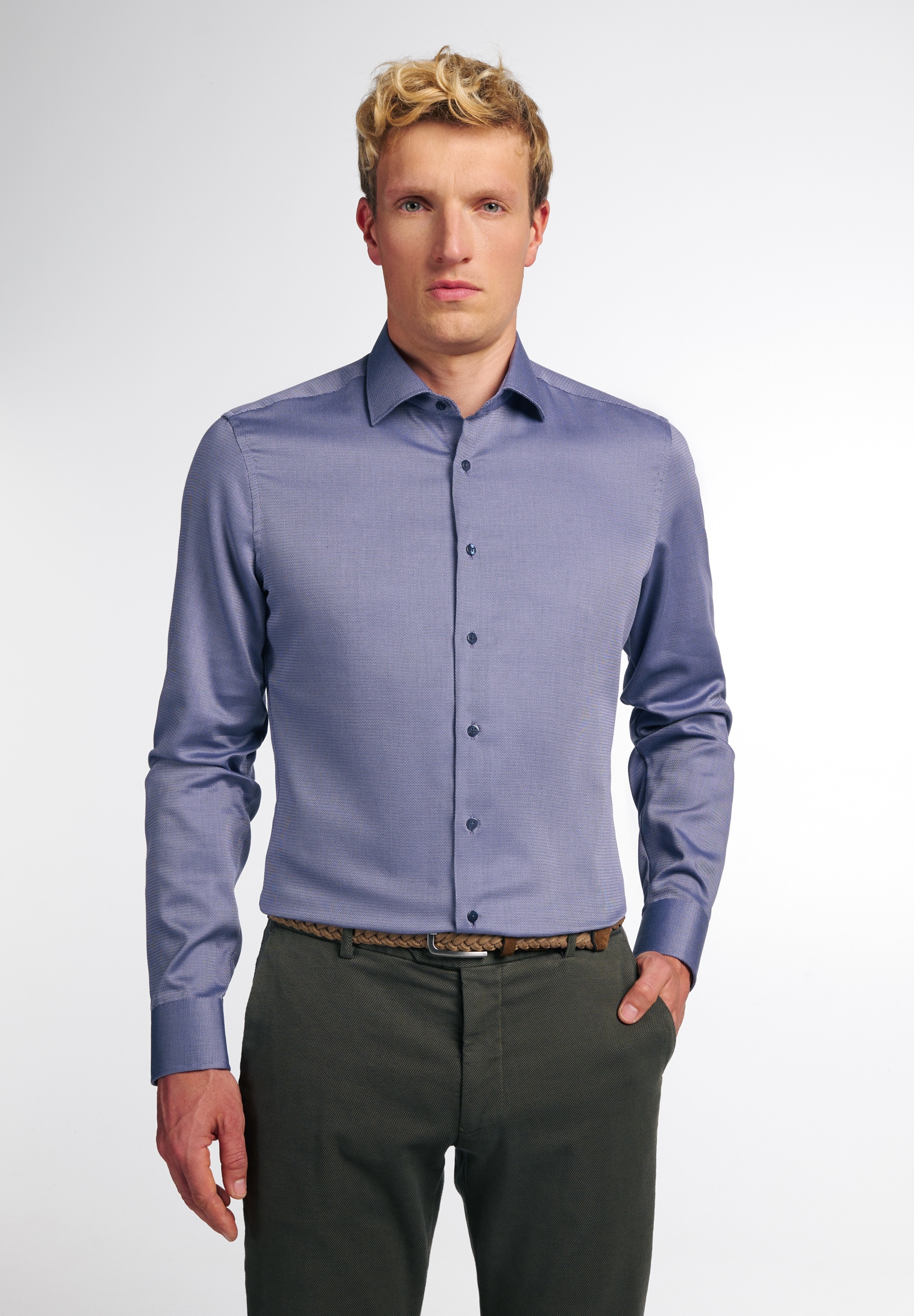 Eterna Langarmhemd "SLIM FIT", NON IRON (bügelfrei) günstig online kaufen