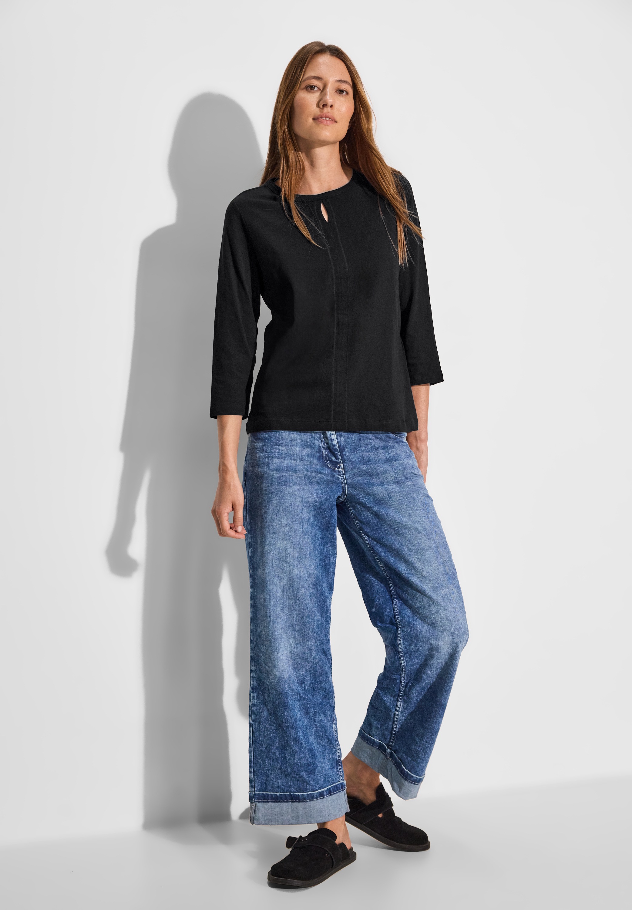 Cecil Langarmshirt, mit 3/4 Ärmeln