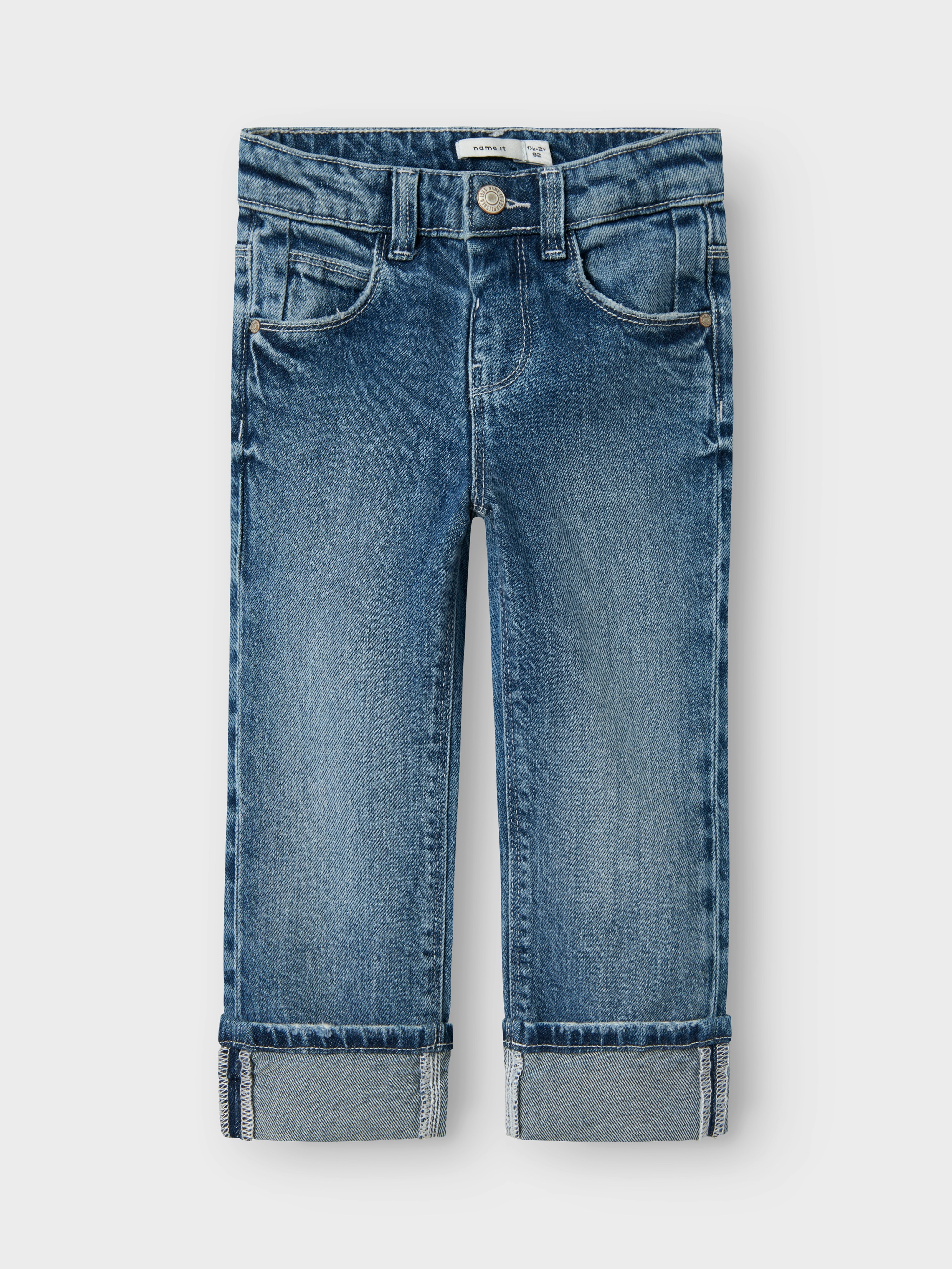 Thumbnail - Name It Straight-Jeans "NMFROSE STRAIGHT FOLD JEANS 4224-AZ NOOS"