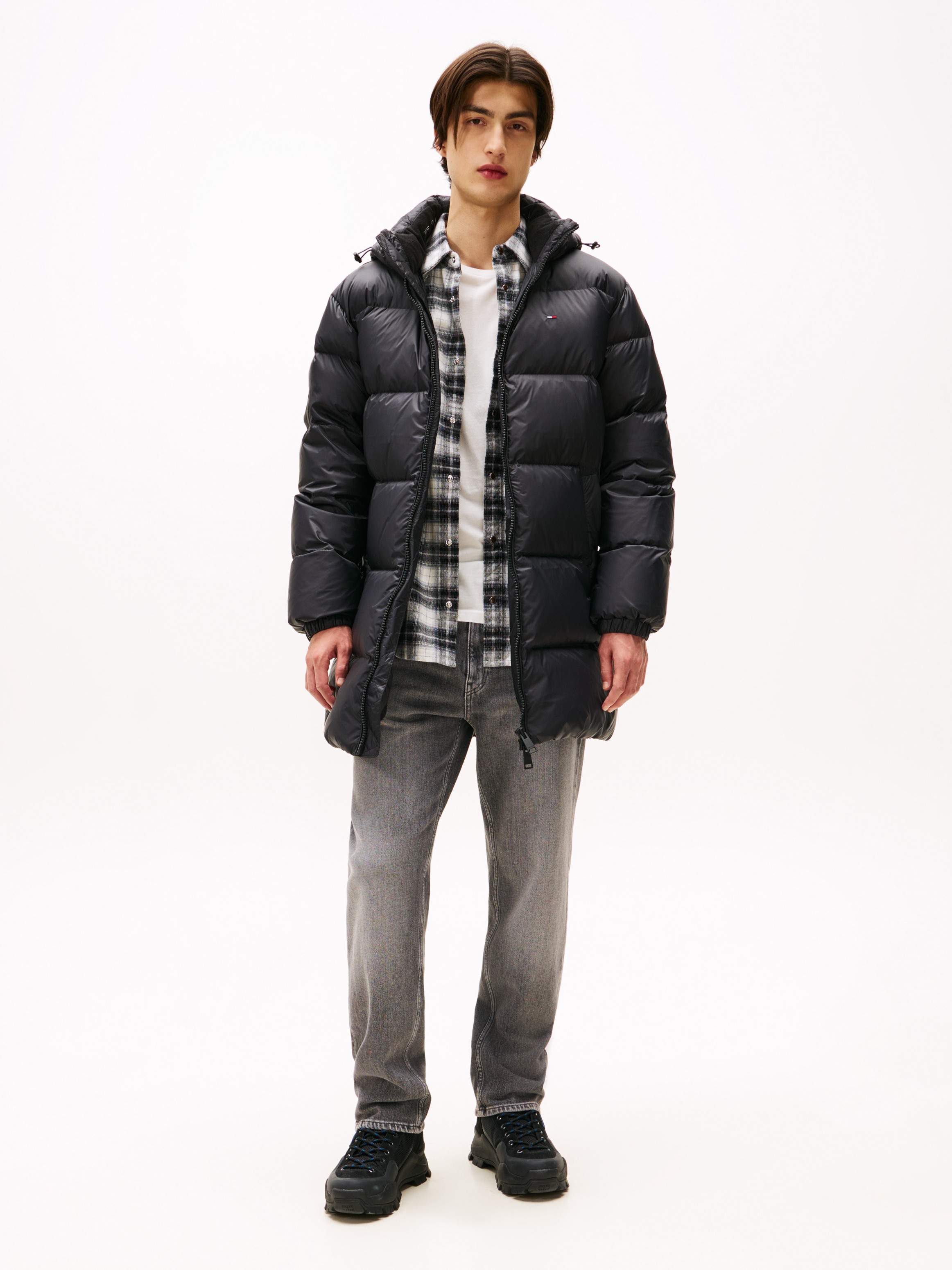 Tommy Jeans Parka »TJM ESSENTIAL DOWN« mit Kapuze Daunenjacke, mit Kapuze