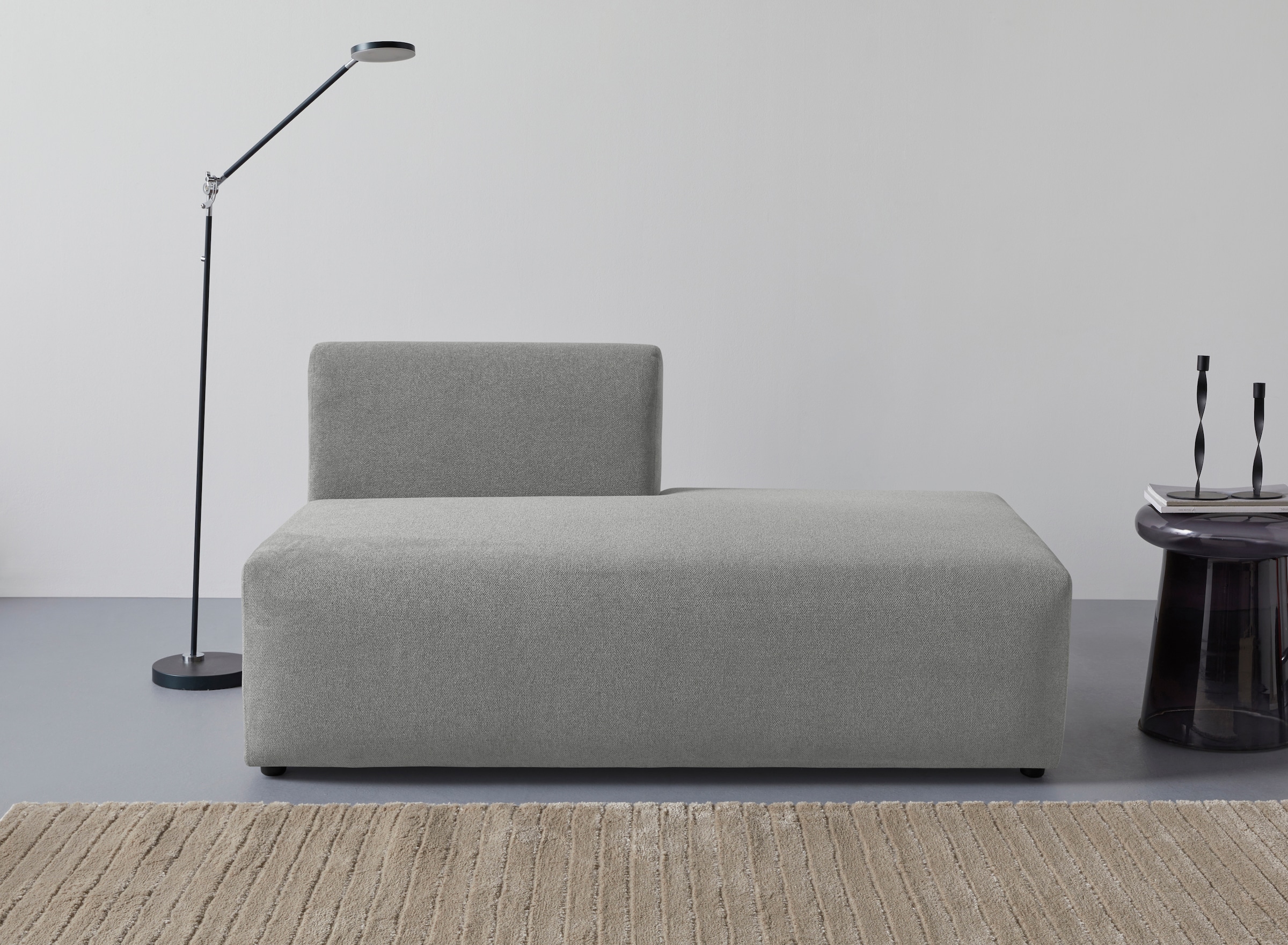 LeGer Home by Lena Gercke Chaiselongue "LYZA Open end, Loungemöbel zum Relaxen, Maße B/T/H: 152/96/74 cm" als Modul oder separat verwendbar, für individuelle Zusammenstellung