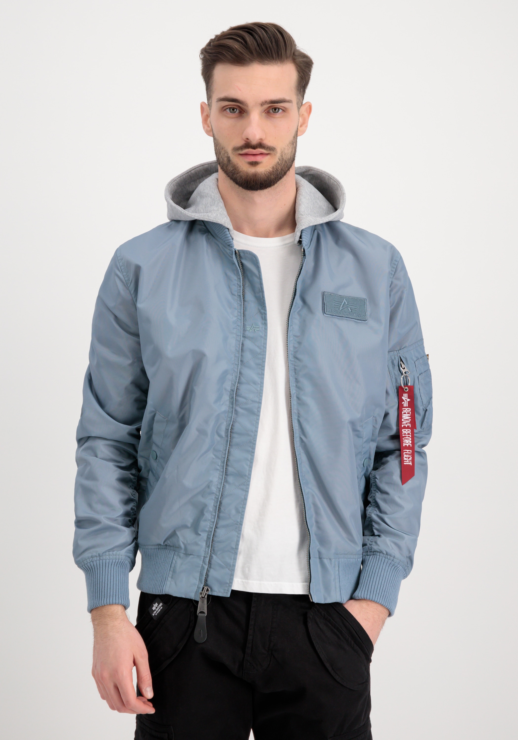 Alpha Industries Bomberjacke "MA-1 TT Hood Light"
