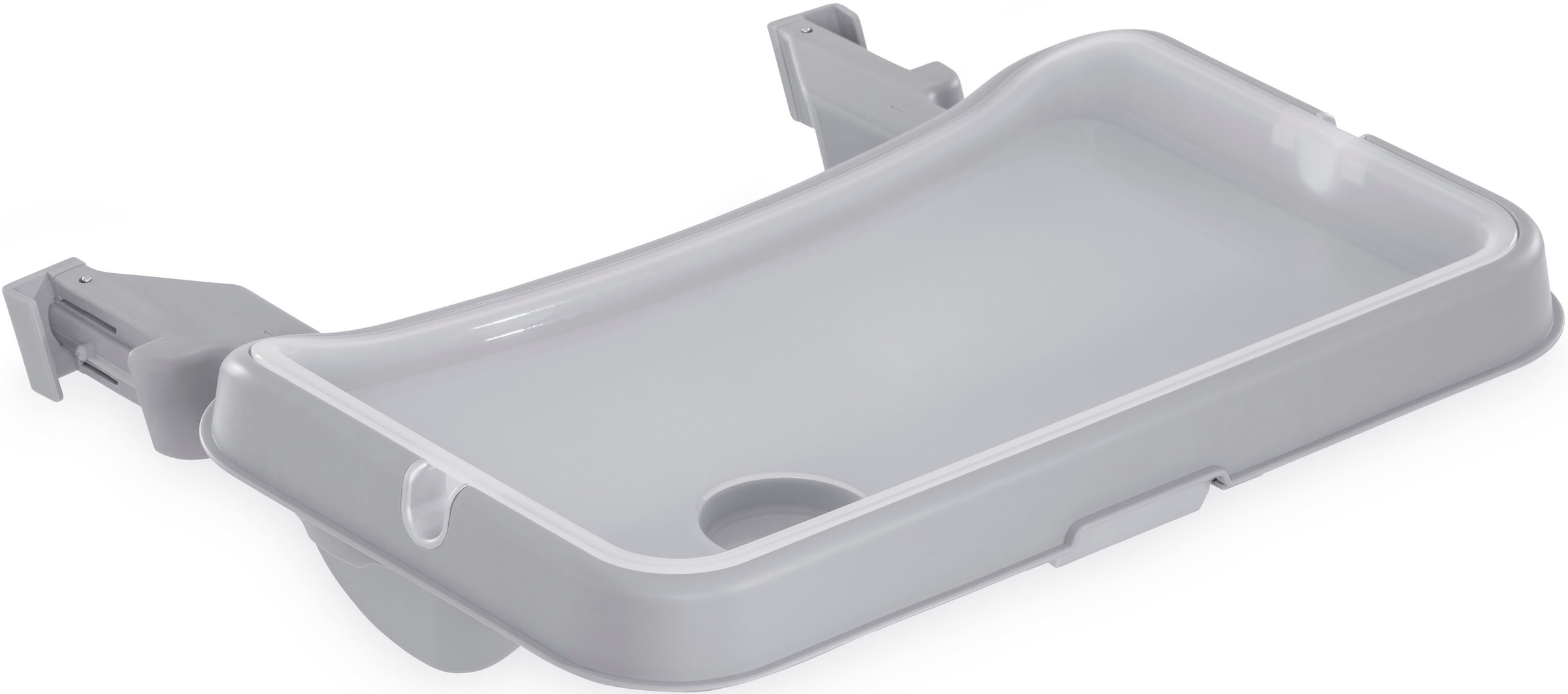 Hauck Hochstuhltablett "Alpha Tray Tischaufsatz, grey", für Hochstühle Alpha+ und Beta+