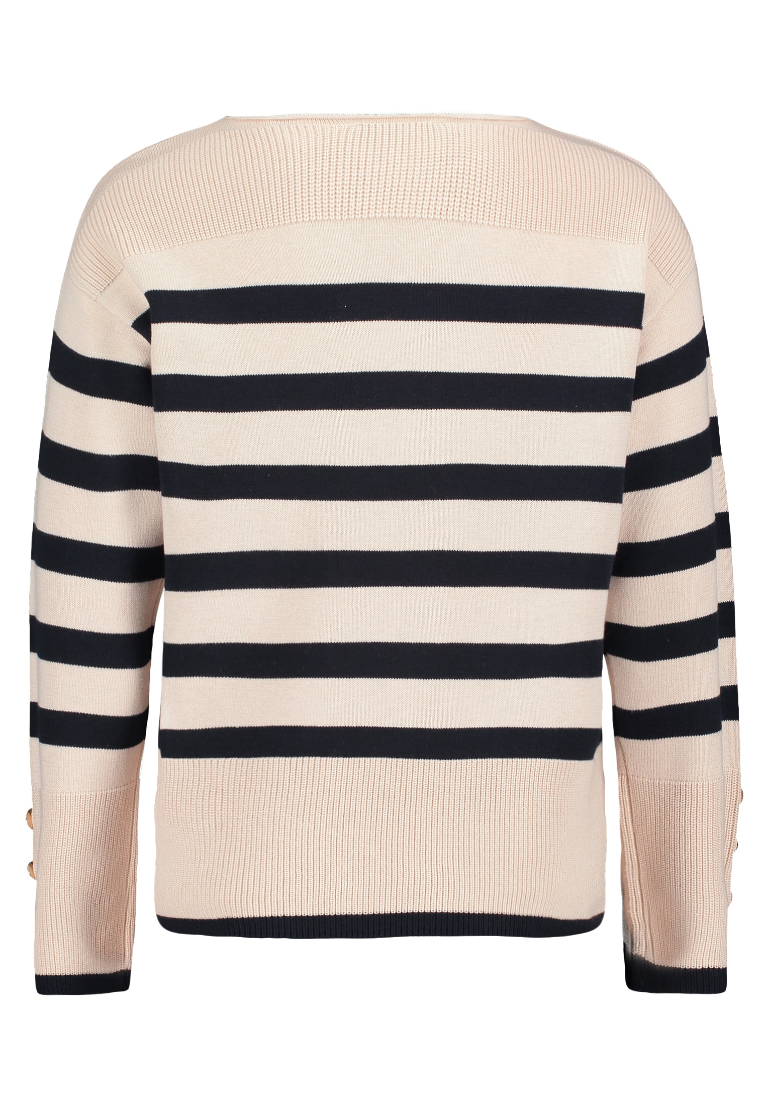 Betty Barclay Strickpullover »Betty Barclay Strickpullover mit Streifen«, (1 tlg.), Knöpfe