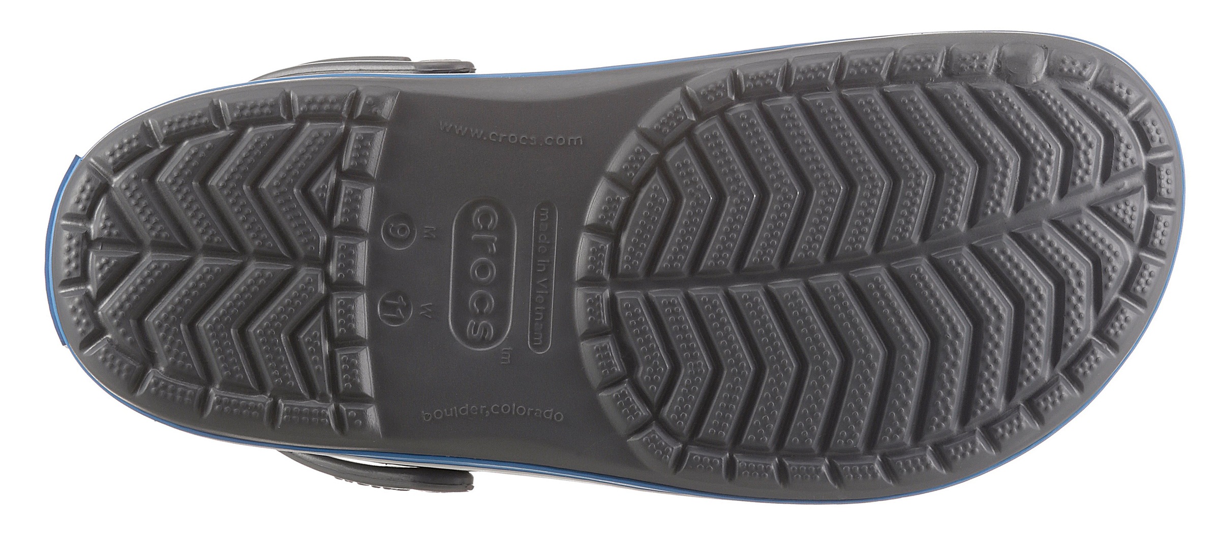 Crocs Clog »Crocband«, mit farbiger Laufsohle
