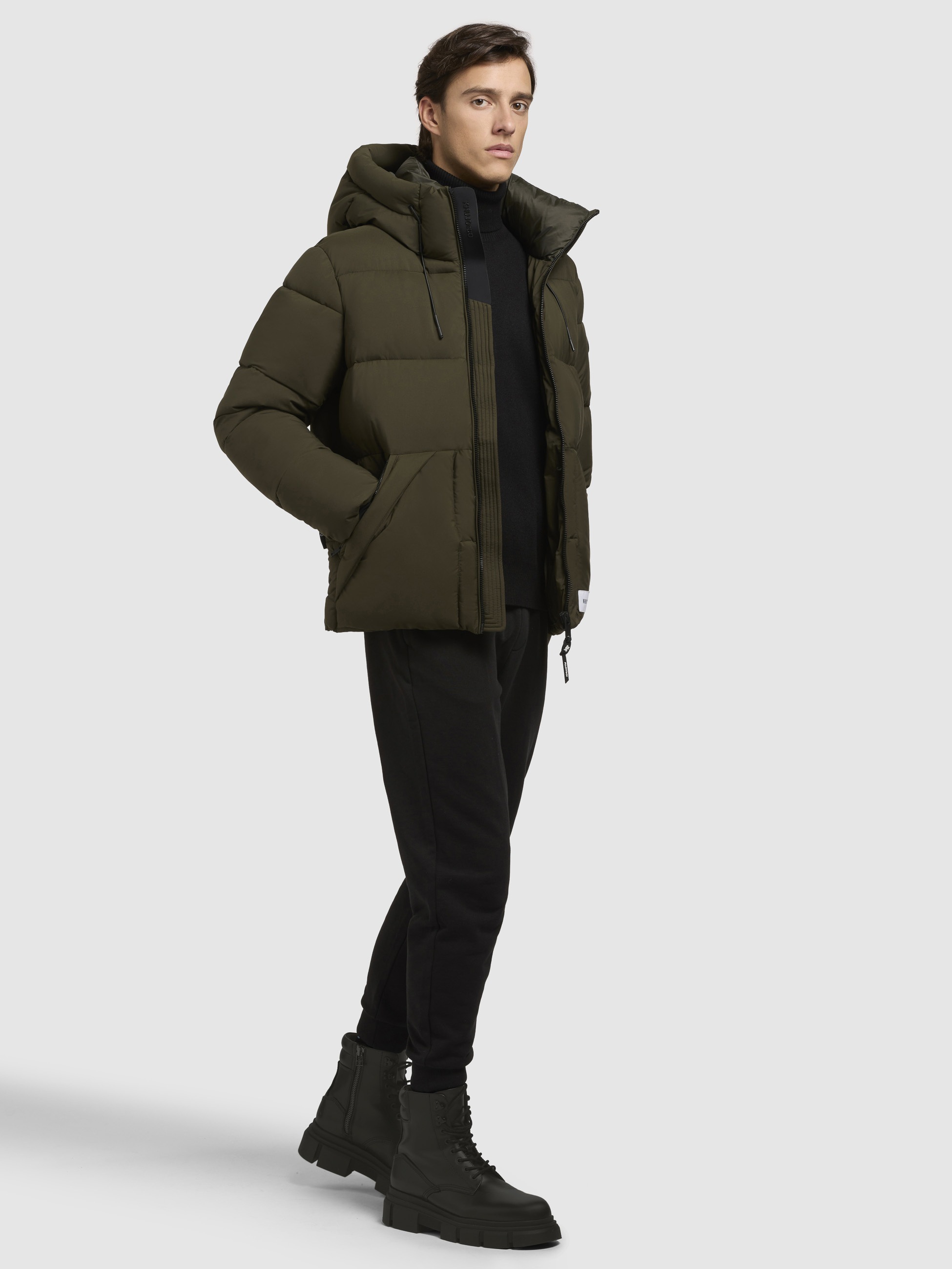 khujo Steppjacke »BELA MATT«, mit Kapuze