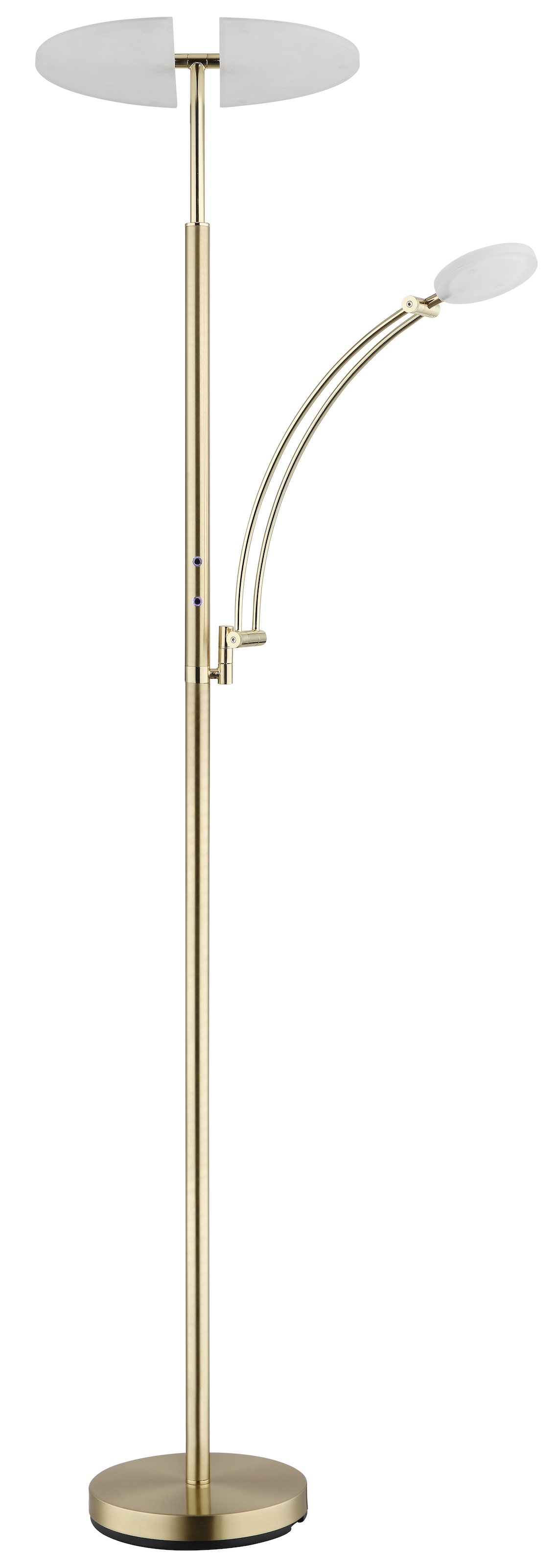 GLOBO LIGHTING Stehlampe »TIRANA« LED-Modul 1 Stk. Deckenfluter Metall, Acryl satiniert, dimmbar, LED 40W