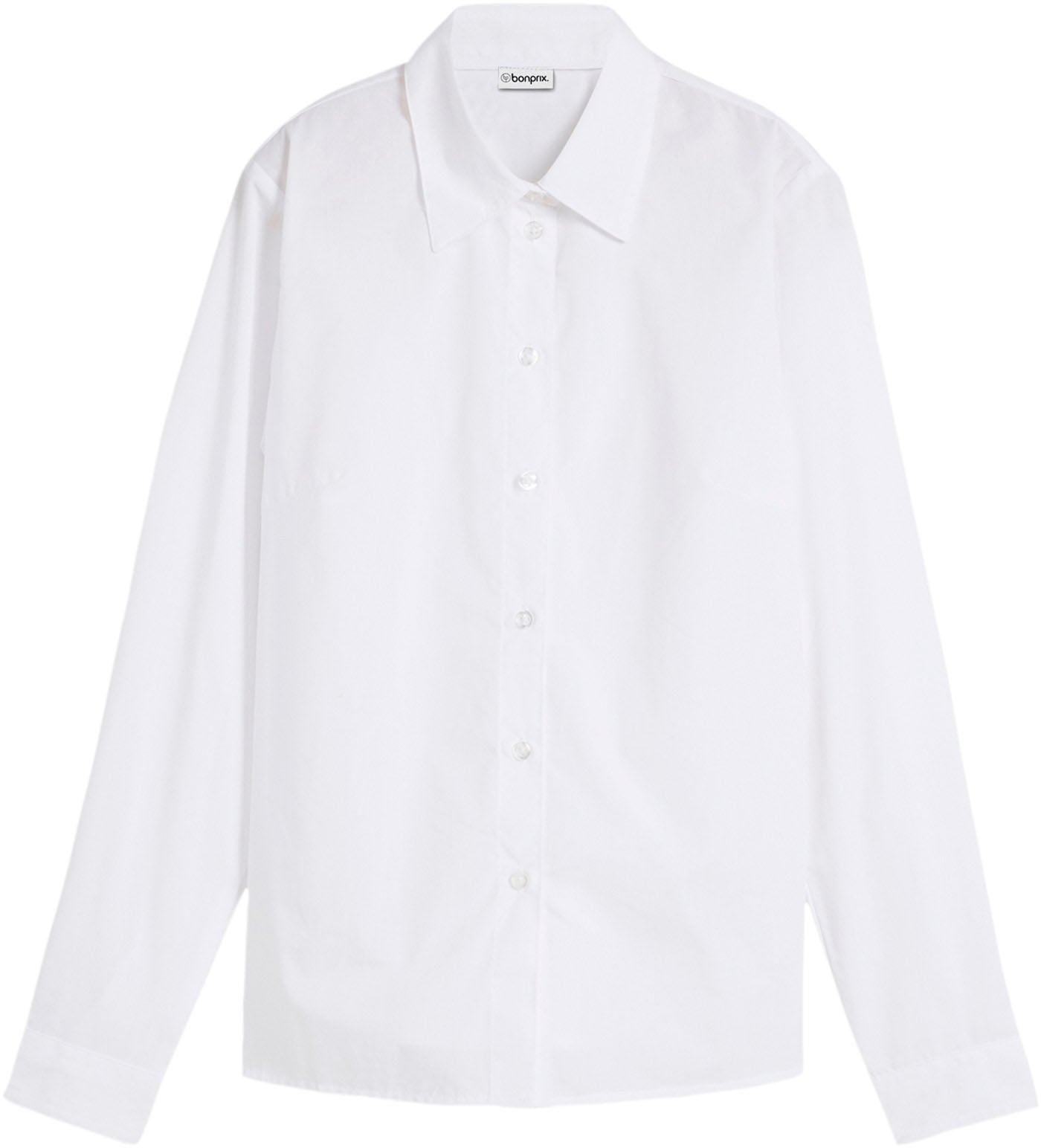 bonprix Langarmbluse »Bluse« lockere Passform, für eleganten Auftritt, aus Baumwollmischung