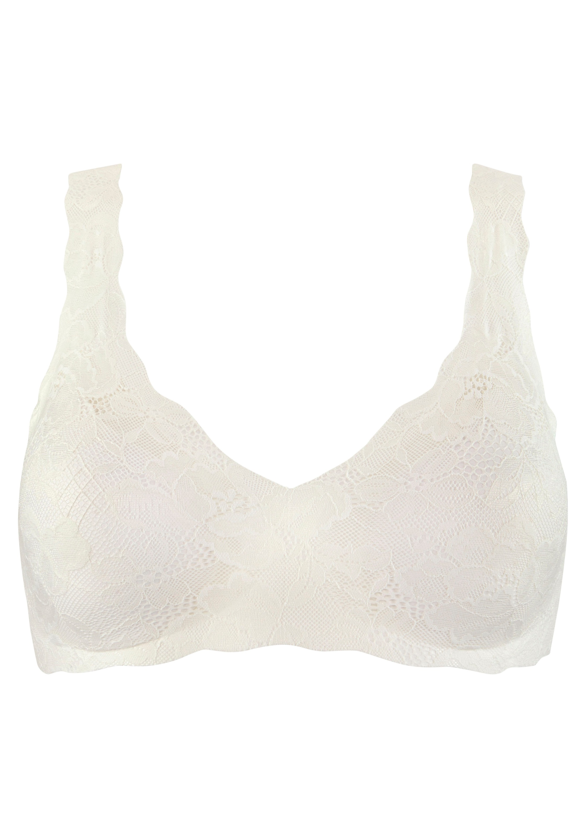 Thumbnail - Nuance Bralette-BH ohne Bügel mit seamless Spitze und herausnehmbaren Pads, Dessous