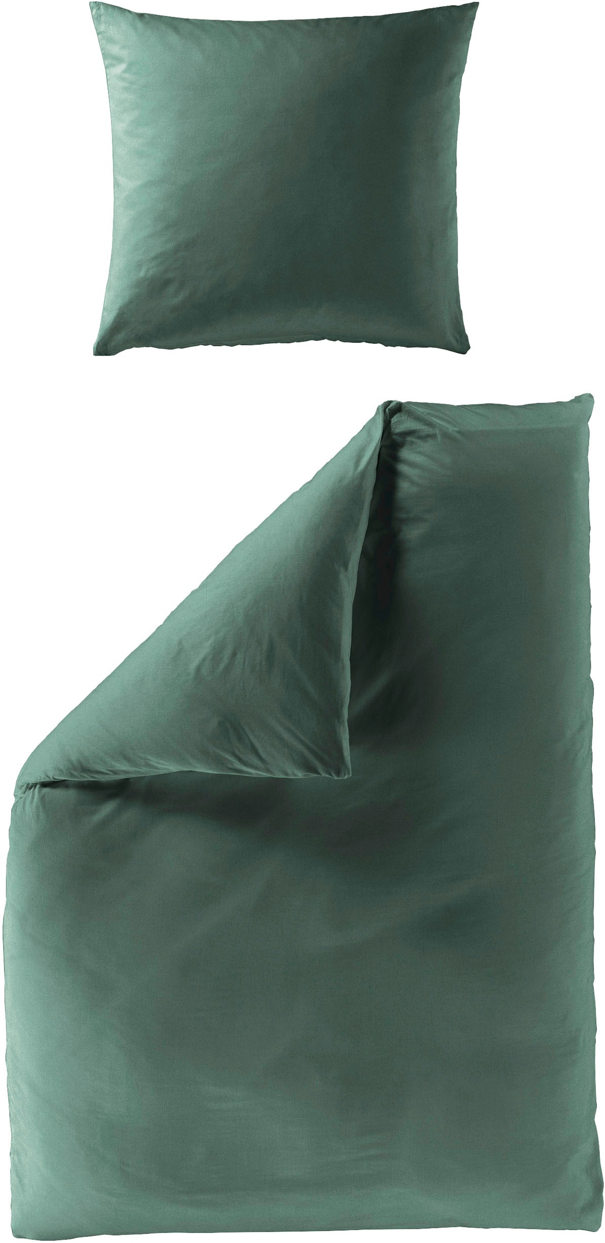 BIERBAUM Bettwäsche "Biber Uni" 2 Stk. Schlichtes Unidesign: Zeitlos und st günstig online kaufen