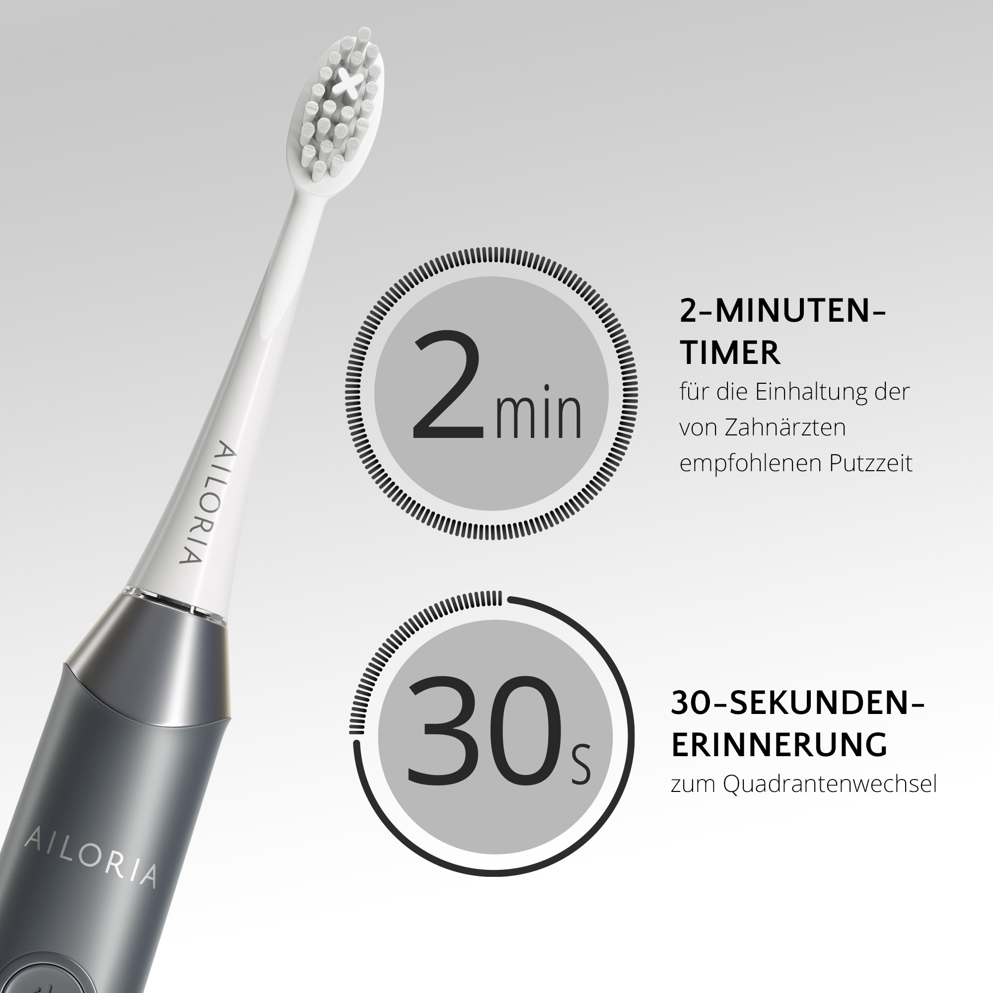 AILORIA Schallzahnbürste »USB-Schallzahnbürste SHINE BRIGHT«
