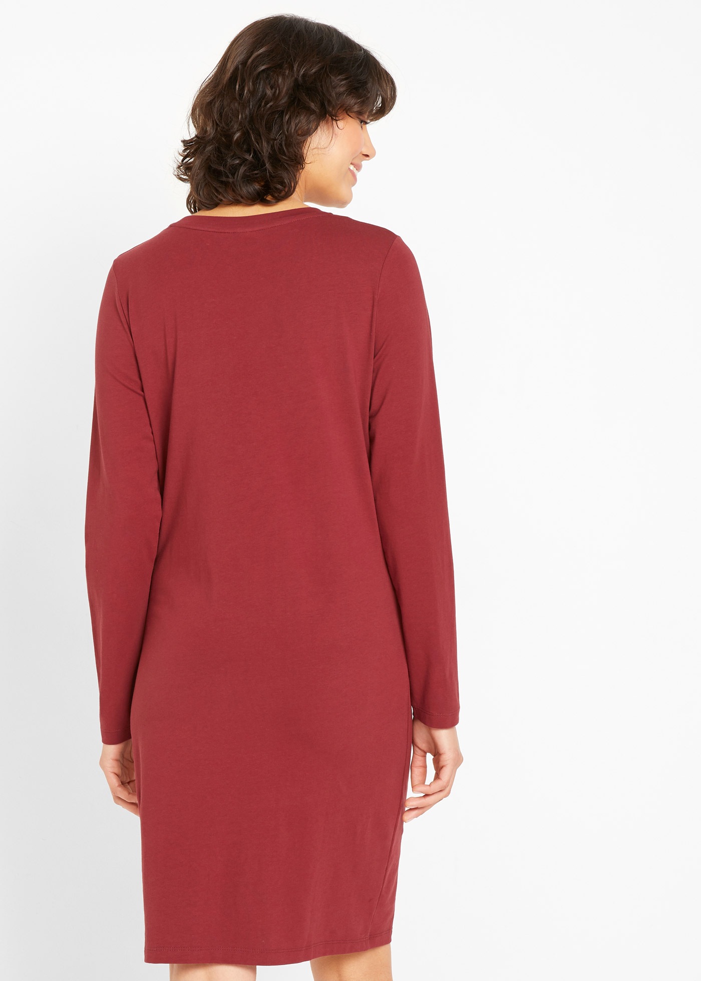 bonprix Jerseykleid "Figurbetontes Jerseykleid (2er Pack)" Packung, 2 Stk. günstig online kaufen