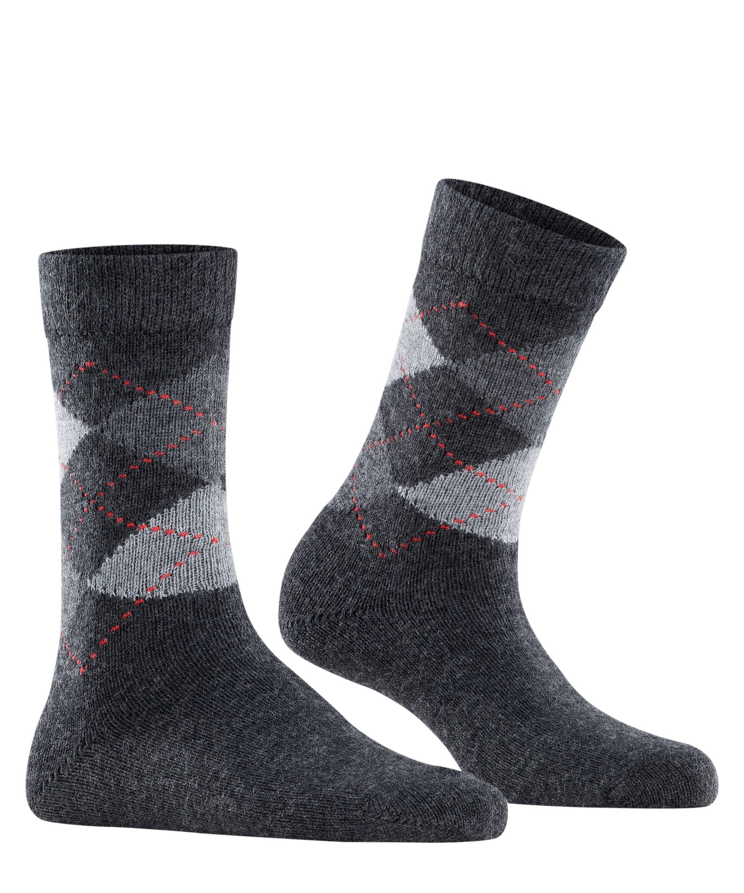 Burlington Socken »Whitby« verstärkt, hochwertig, mehrfarbig, mit Karo