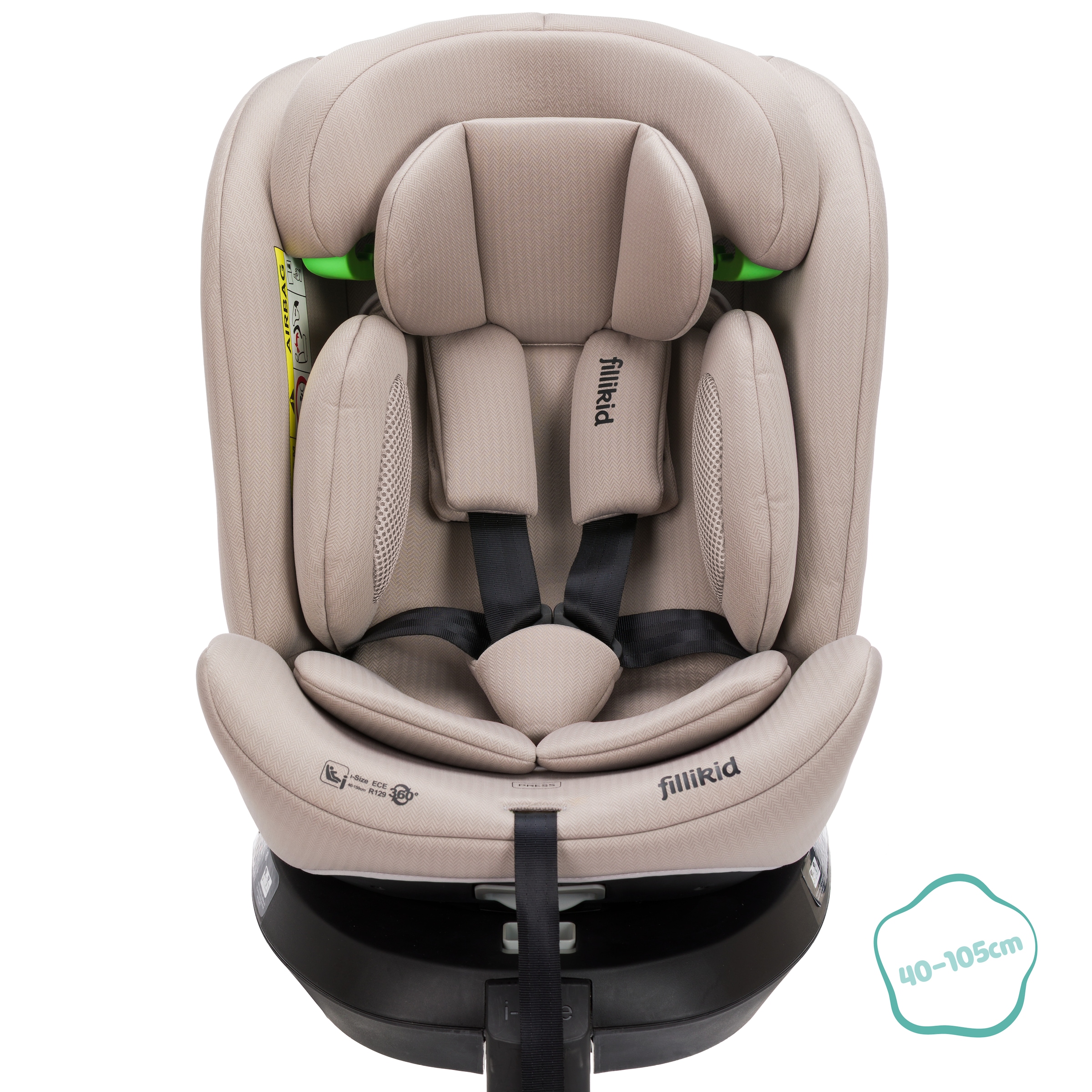 Fillikid Autokindersitz »Aris« 360° drehbar, inkl. Isofix