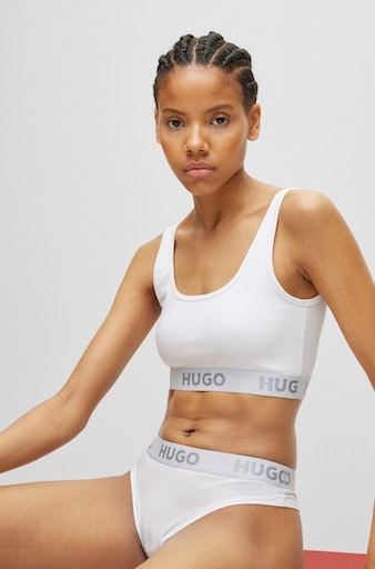 HUGO Underwear Bralette-BH "BRALETTE SPORTY LOGO", mit elastischem Bund günstig online kaufen