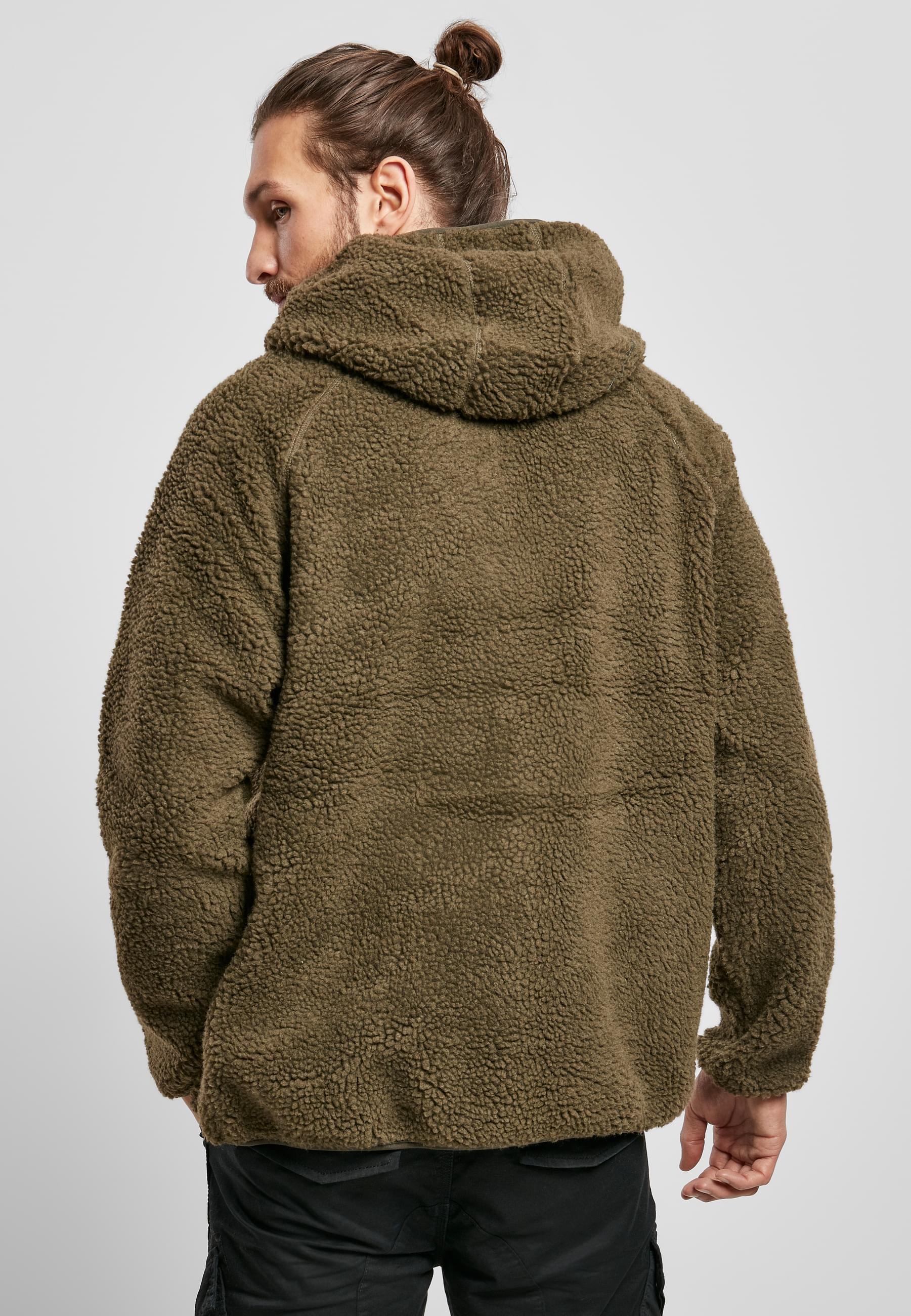 Brandit Anorak »Brandit Herren Teddyfleece Worker Jacket«, (1 St.), mit Kapuze